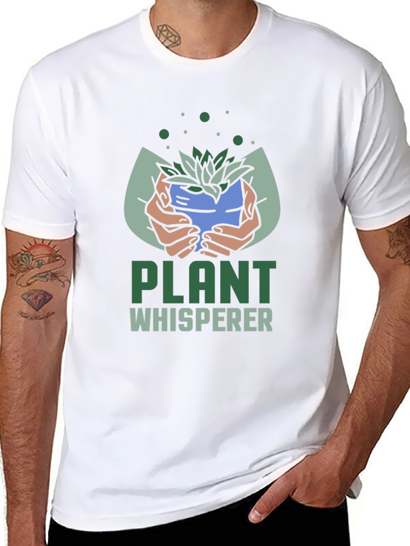 Plant Whisperer Graphic T-Shirt - Gardener Gift