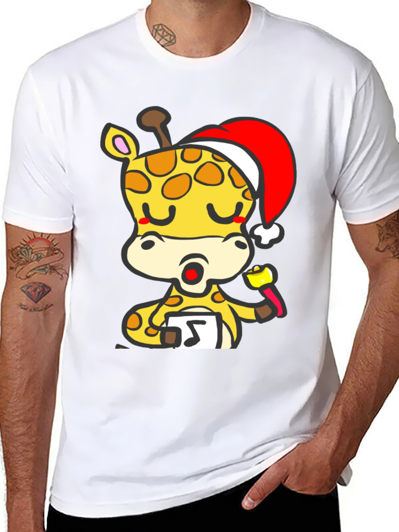 Festive Giraffe T-Shirt