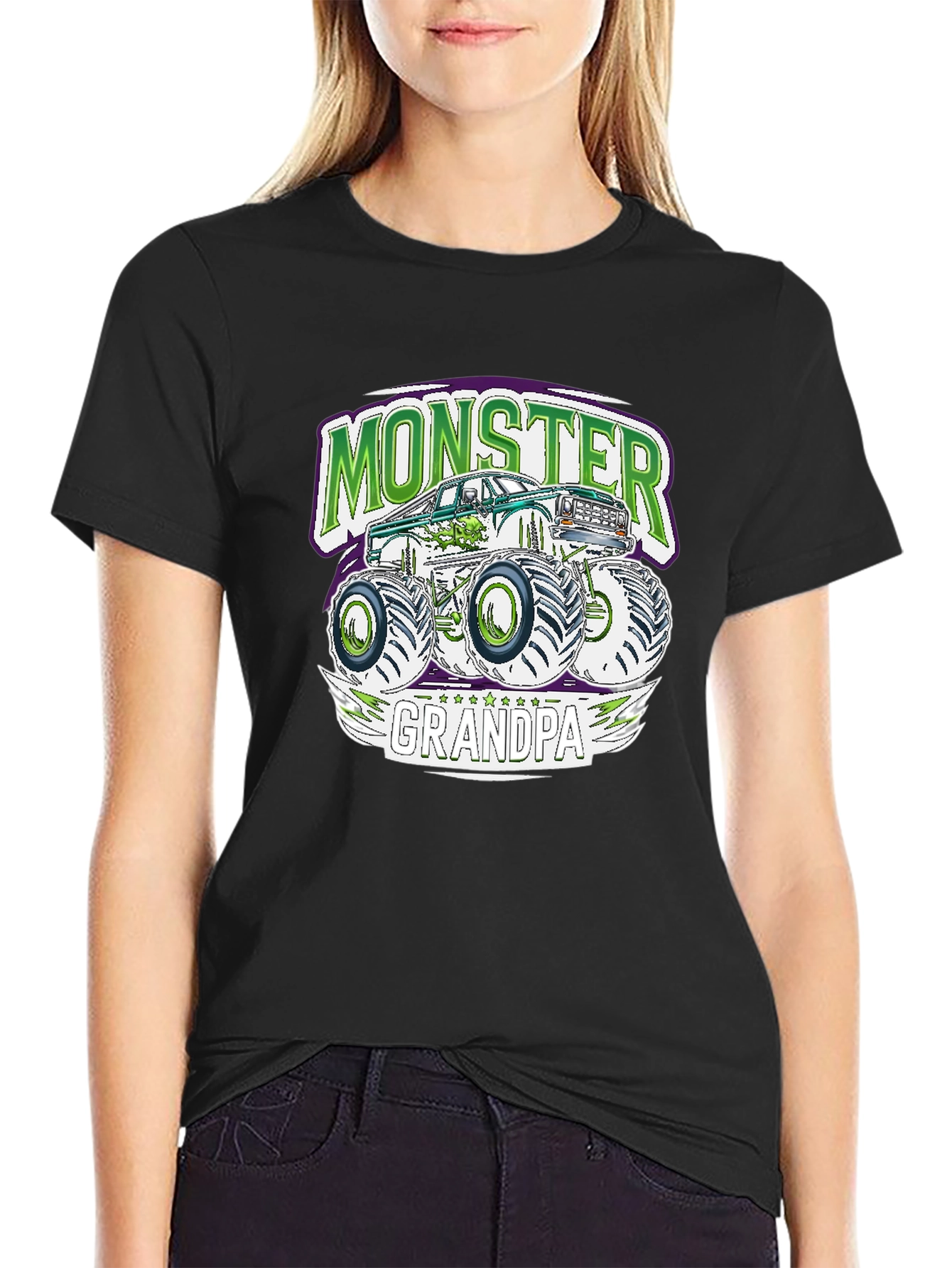 Monster Grandpa Truck T-Shirt