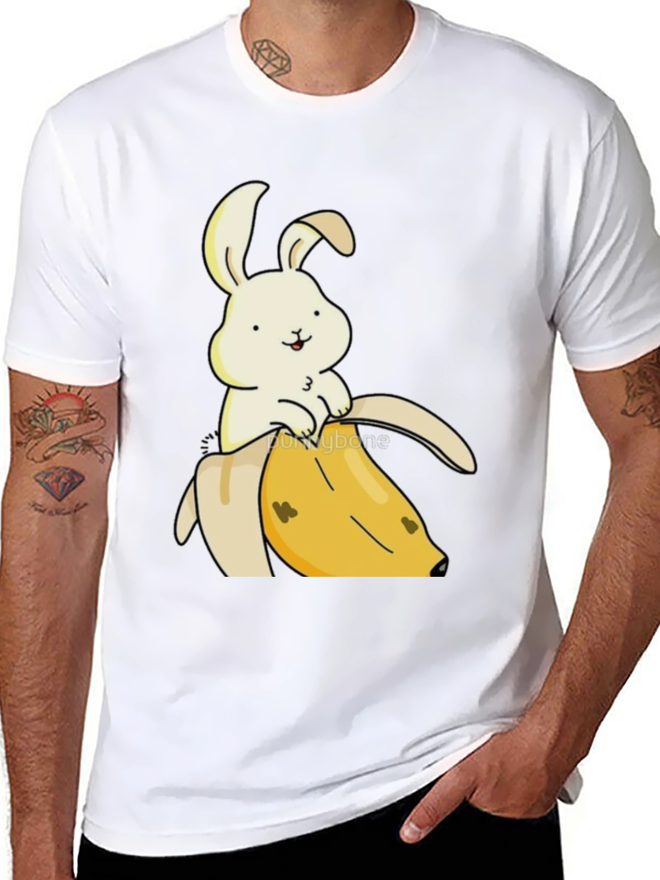 Bunny Banana Graphic T-Shirt