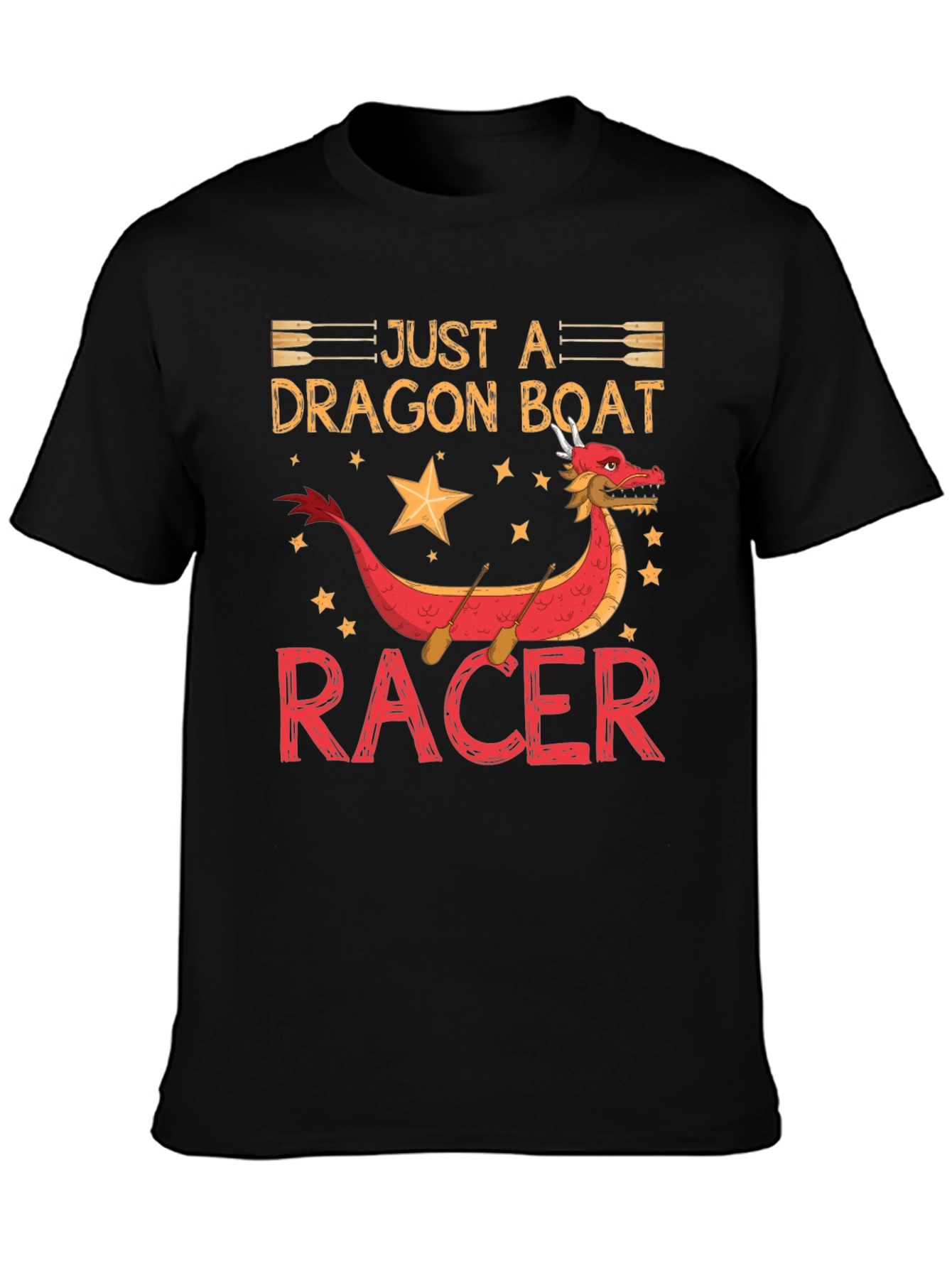 Just A Dragon Boat Racer Graphic T-Shirt