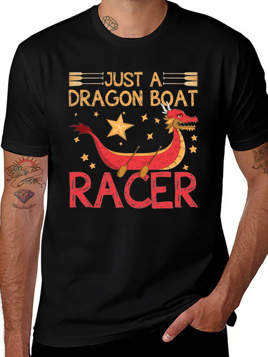 Just A Dragon Boat Racer Graphic T-Shirt