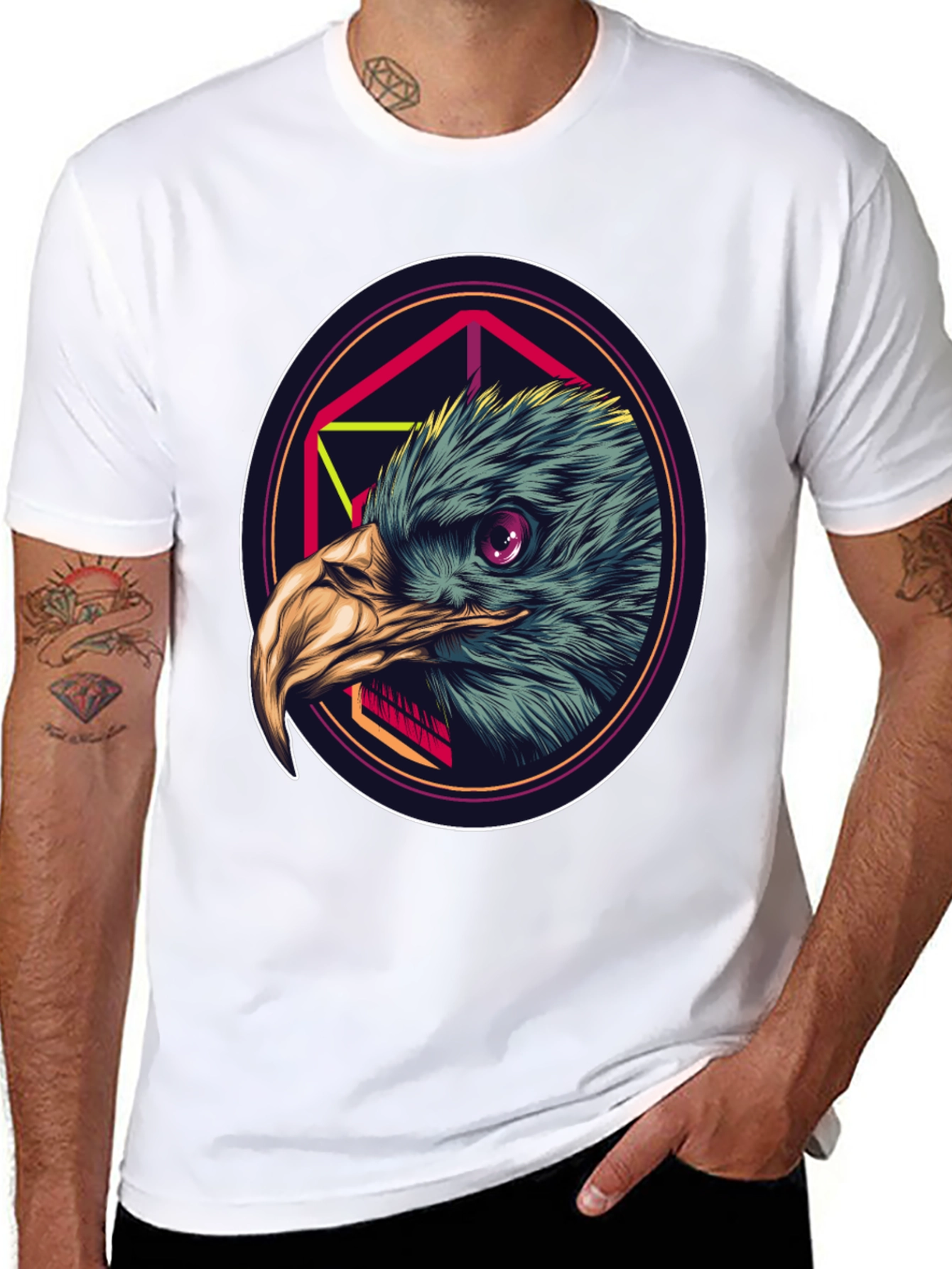 Eagle Graphic Tee - Mens Black T-Shirt