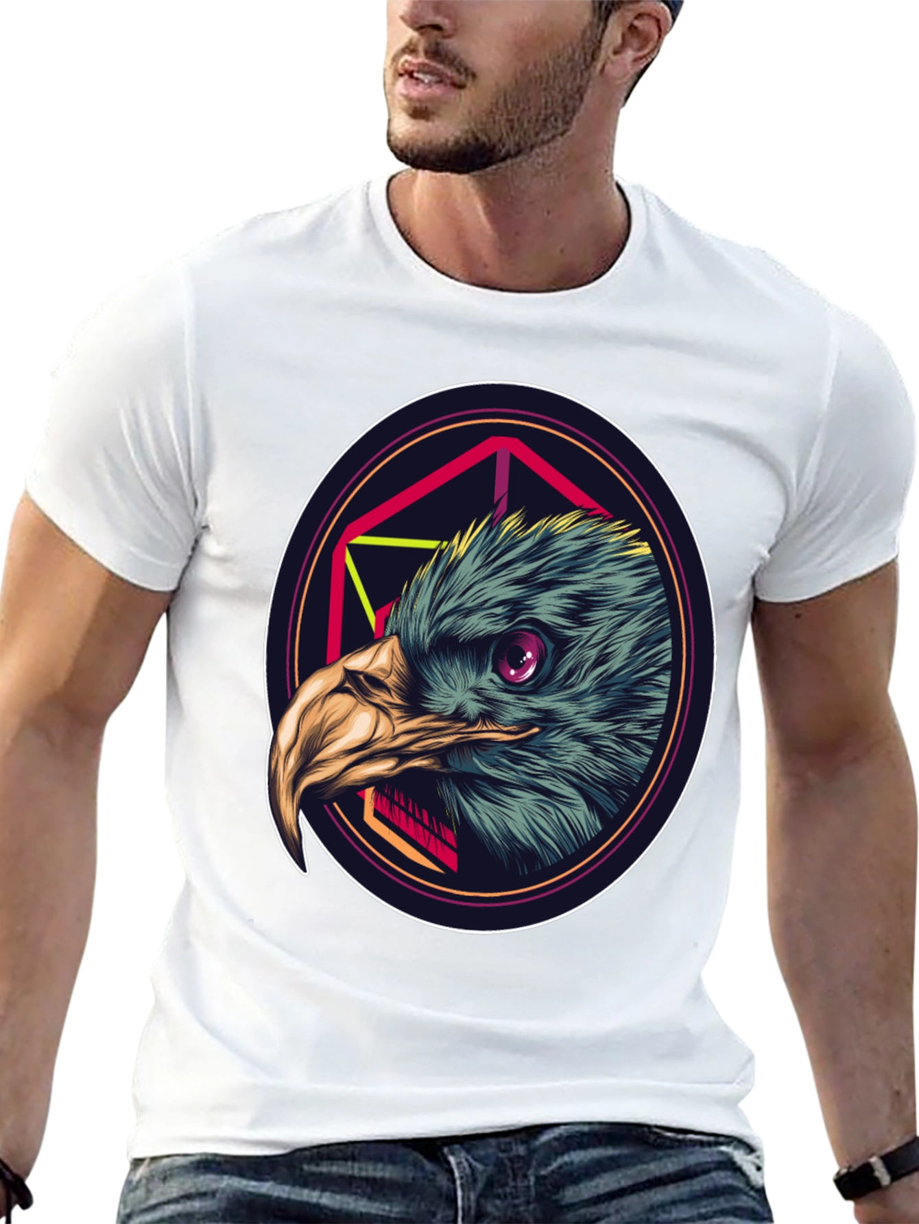 Eagle Graphic Tee - Mens Black T-Shirt