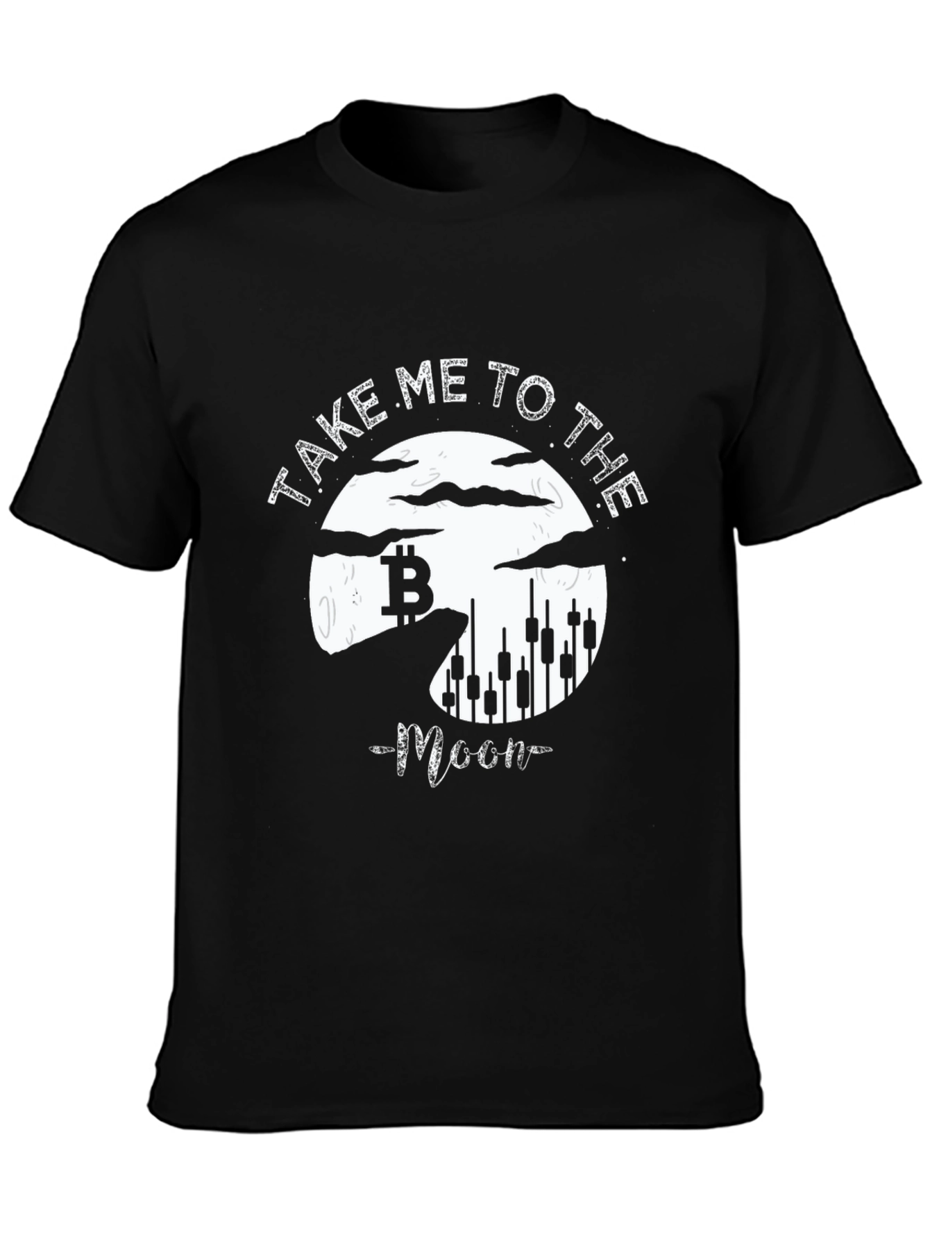 Bitcoin Moon T-Shirt - Crypto Trader Apparel