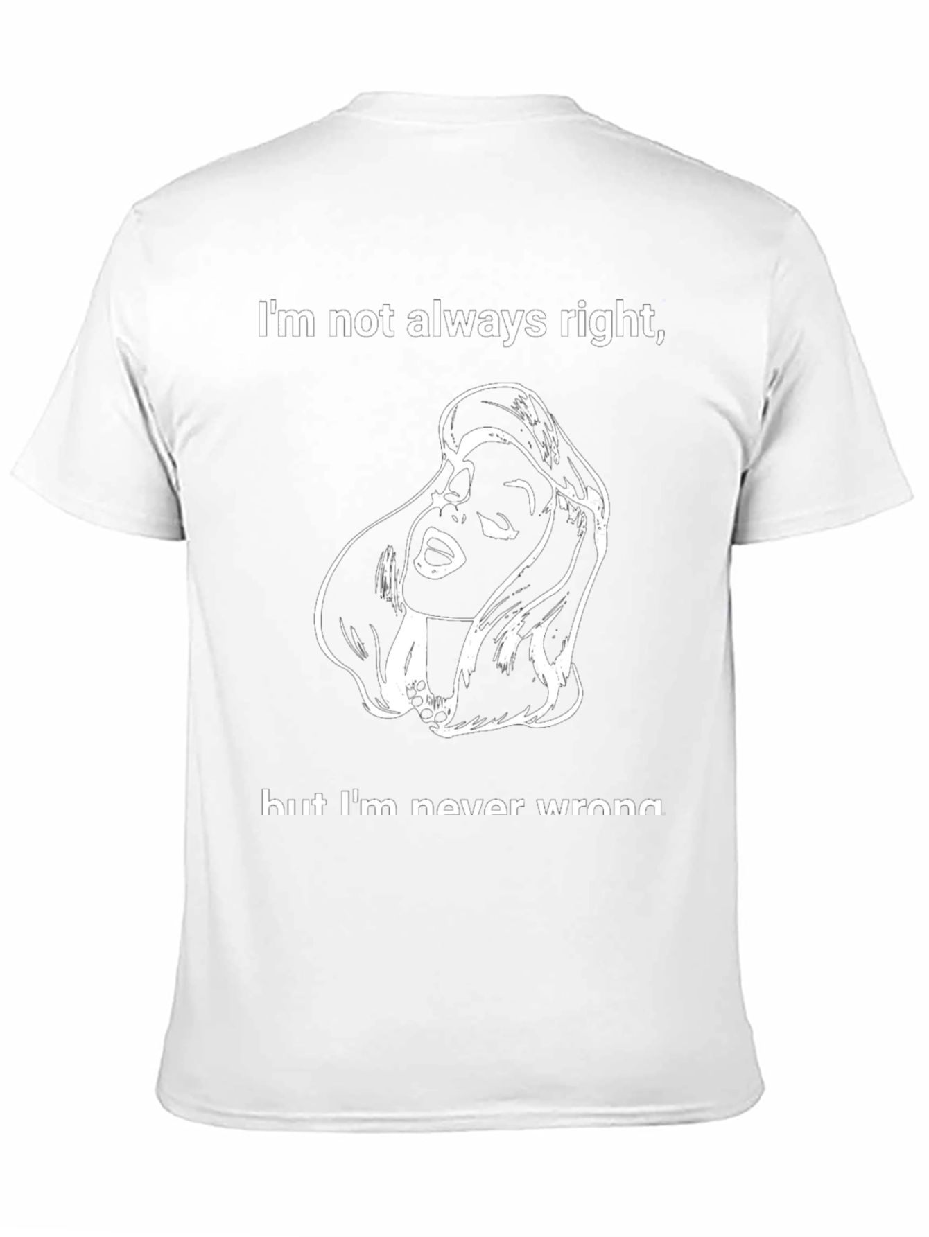 Funny Womens T-Shirt - Im Not Always Right