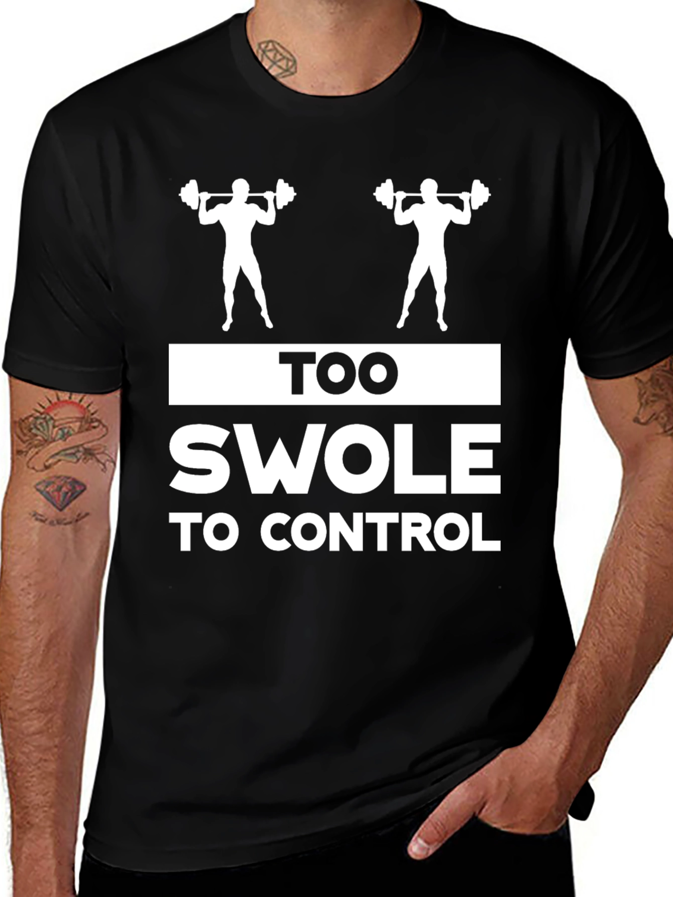 Too Swole To Control Gym Workout T-Shirt