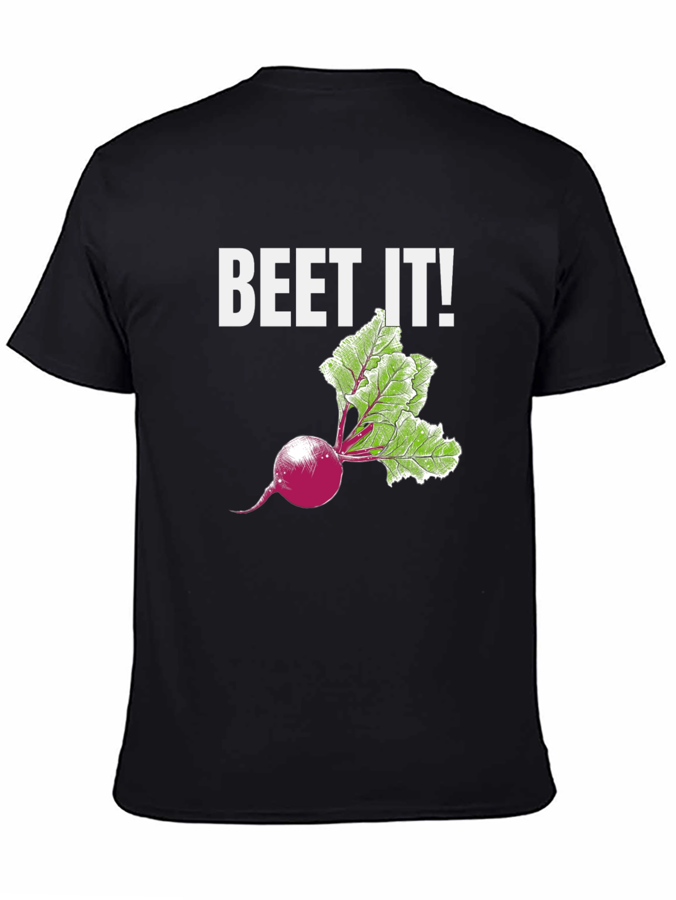 Beet It! Funny Vegetable Graphic T-Shirt