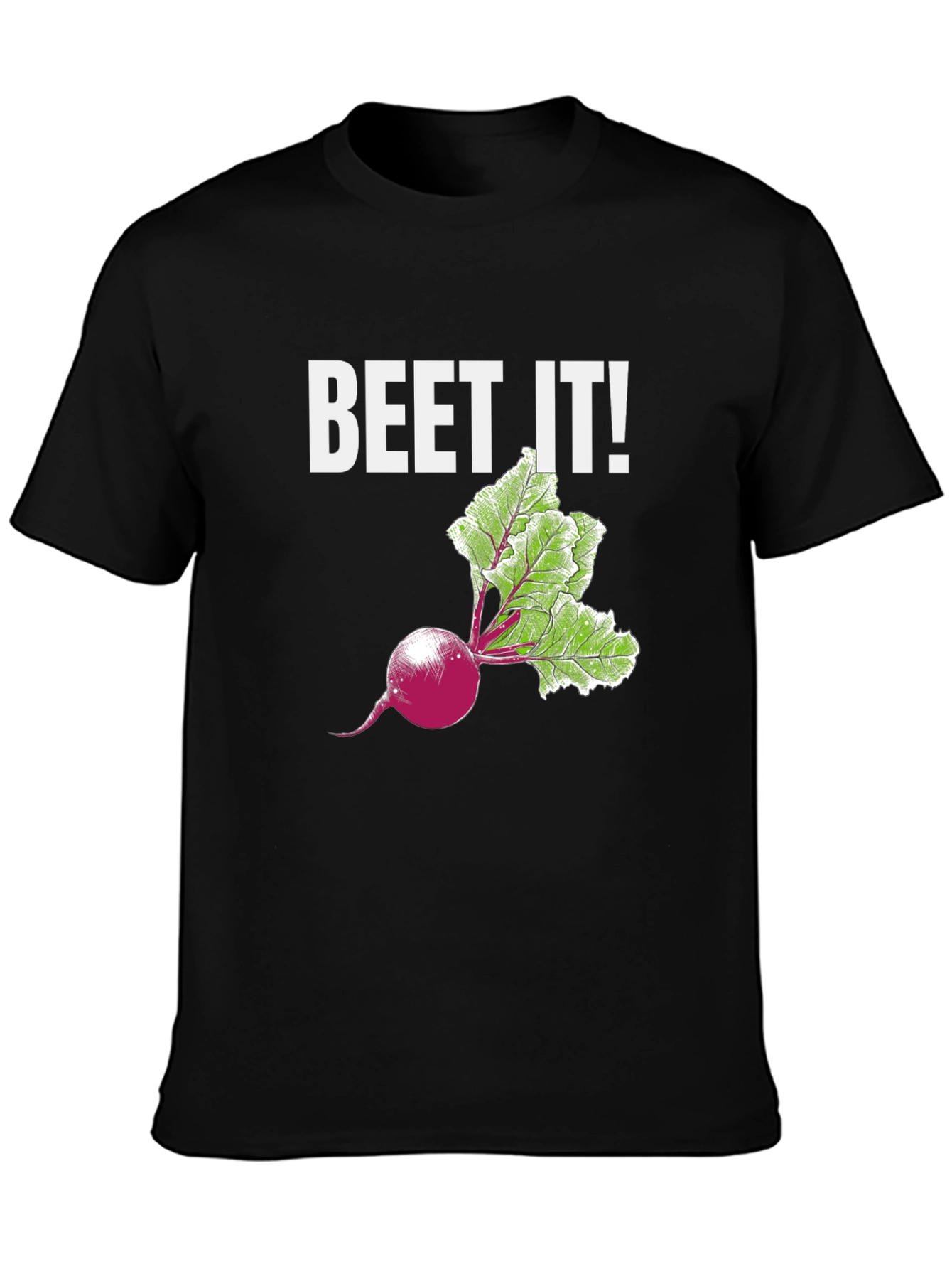 Beet It! Funny Vegetable Graphic T-Shirt