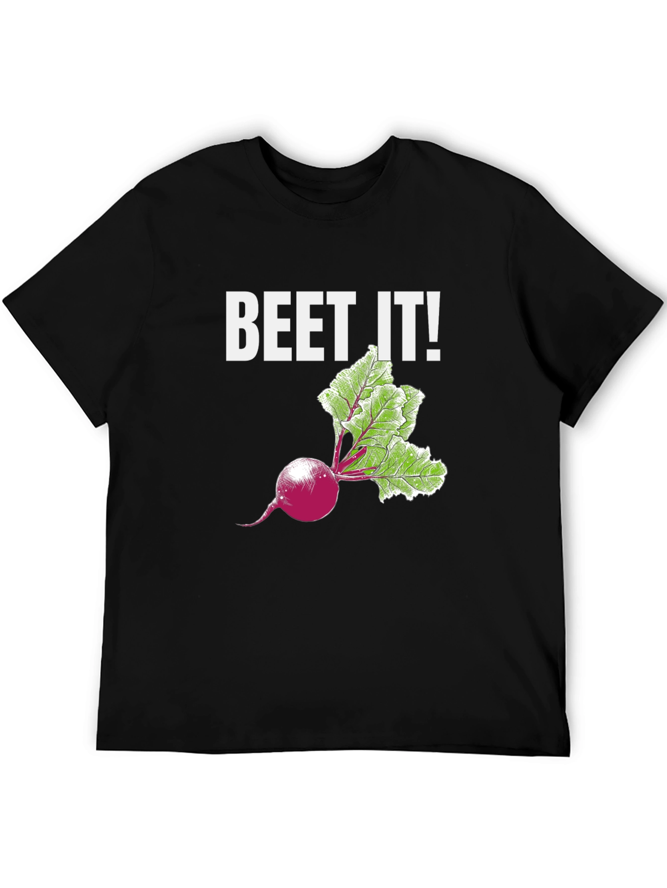 Beet It! Funny Vegetable Graphic T-Shirt