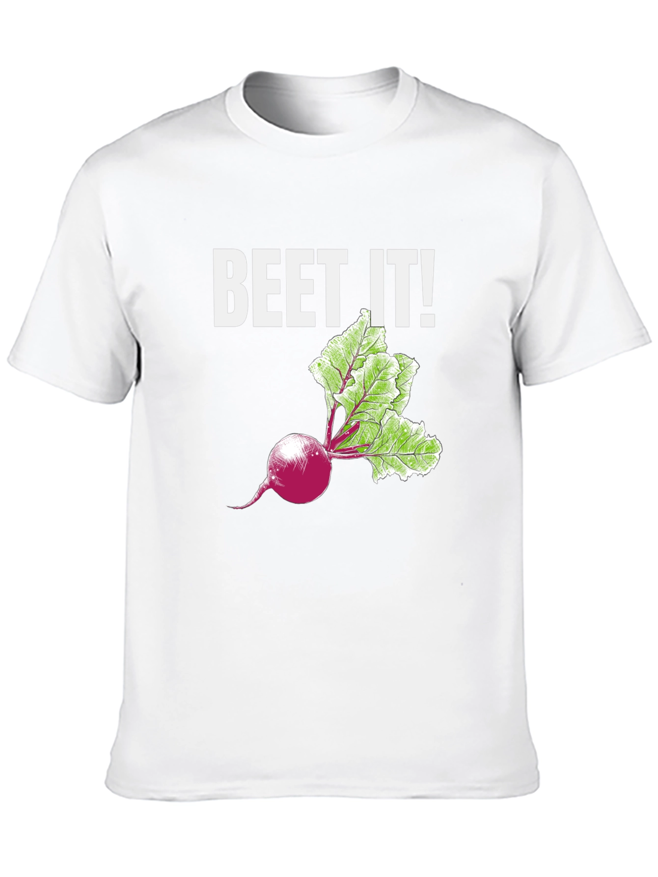 Beet It! Funny Vegetable Graphic T-Shirt