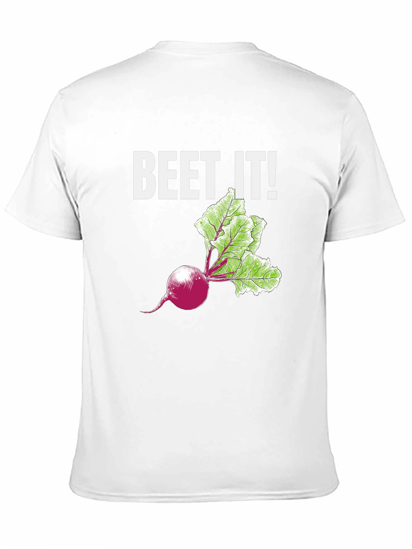 Beet It! Funny Vegetable Graphic T-Shirt