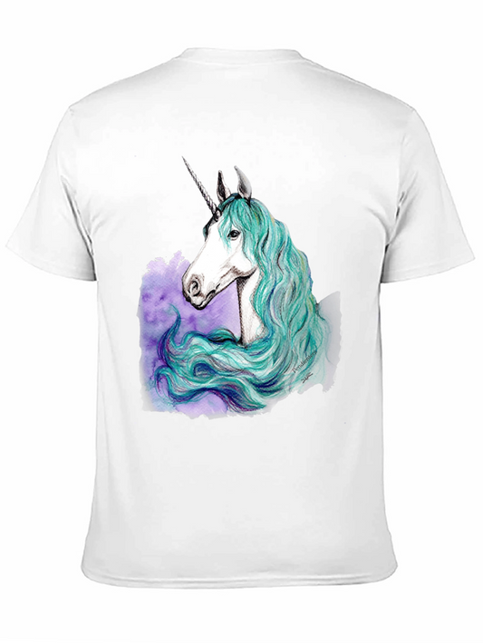 Unicorn Graphic Tee - Mystic Horse Design
