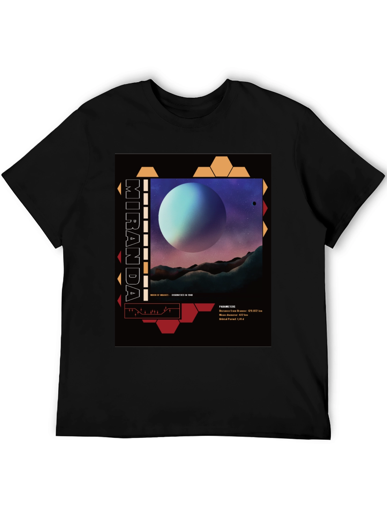 Miranda Graphic T-Shirt - Sci-Fi Inspired Design