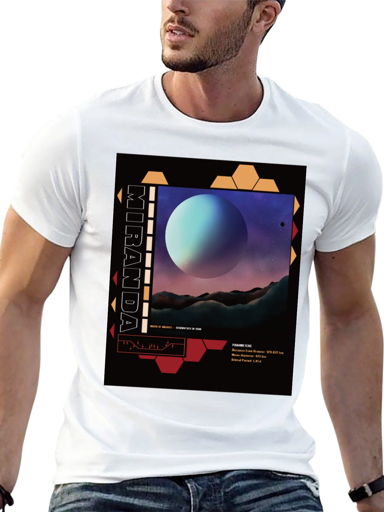 Miranda Graphic T-Shirt - Sci-Fi Inspired Design