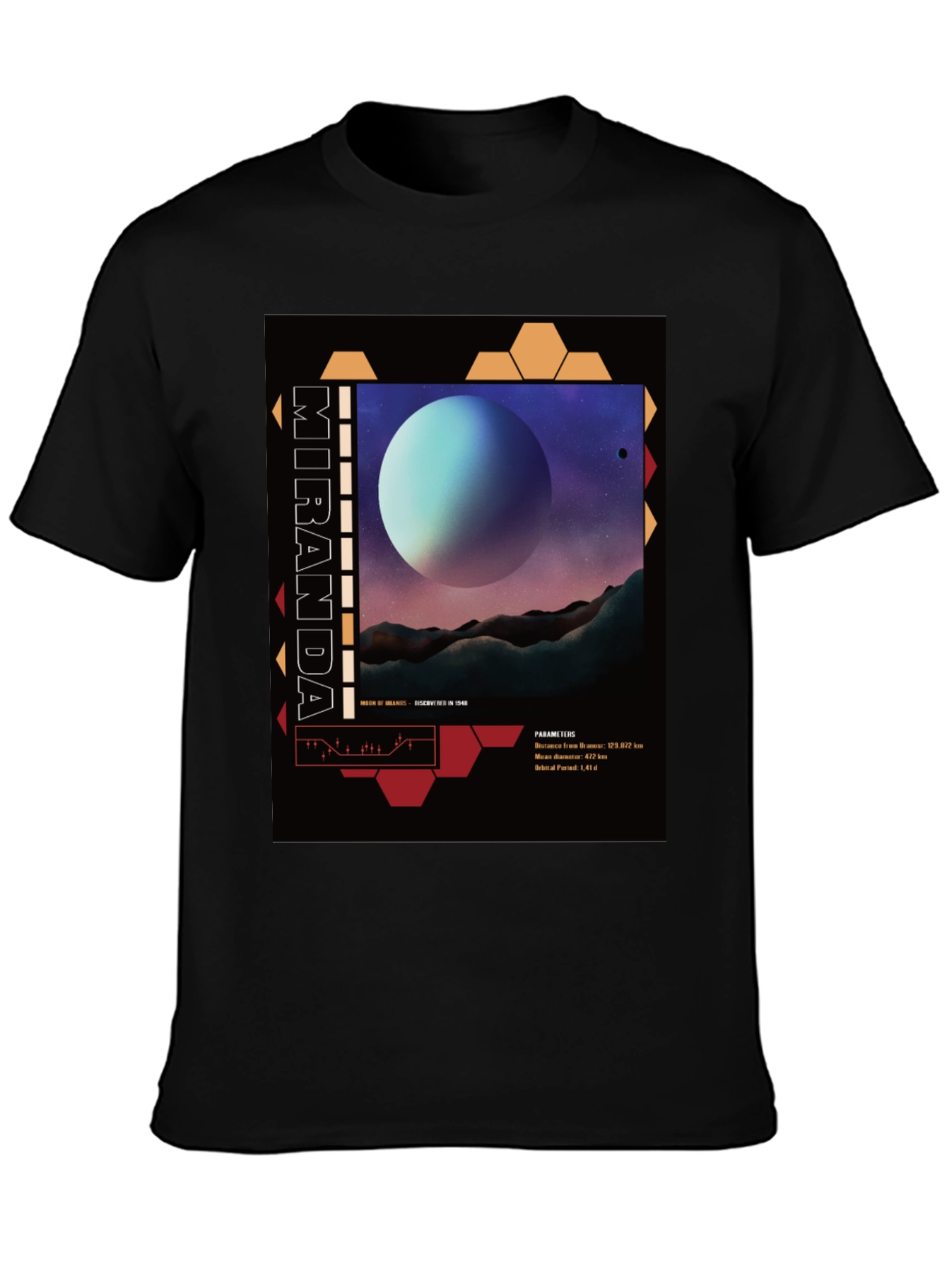 Miranda Graphic T-Shirt - Sci-Fi Inspired Design