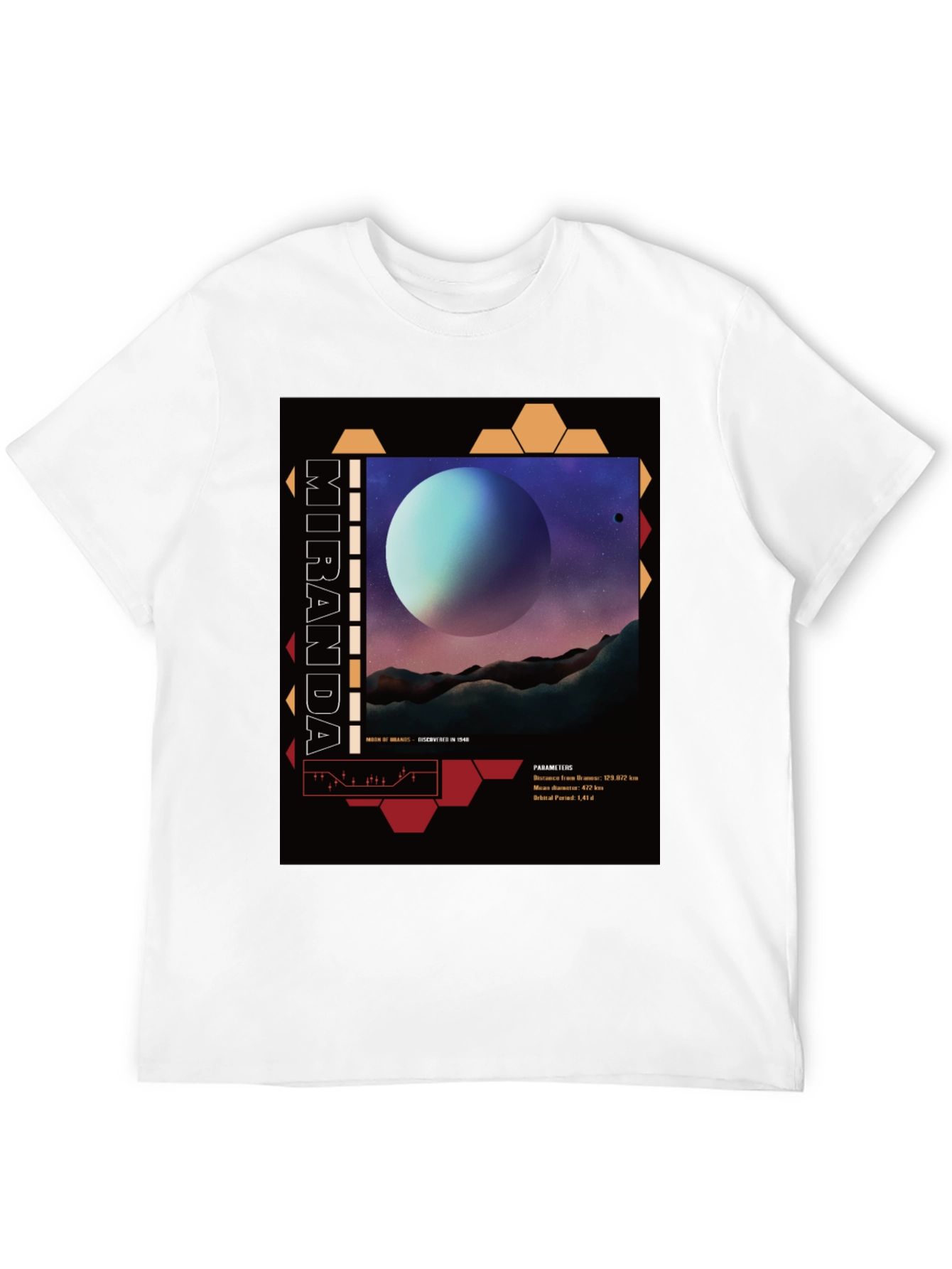 Miranda Graphic T-Shirt - Sci-Fi Inspired Design