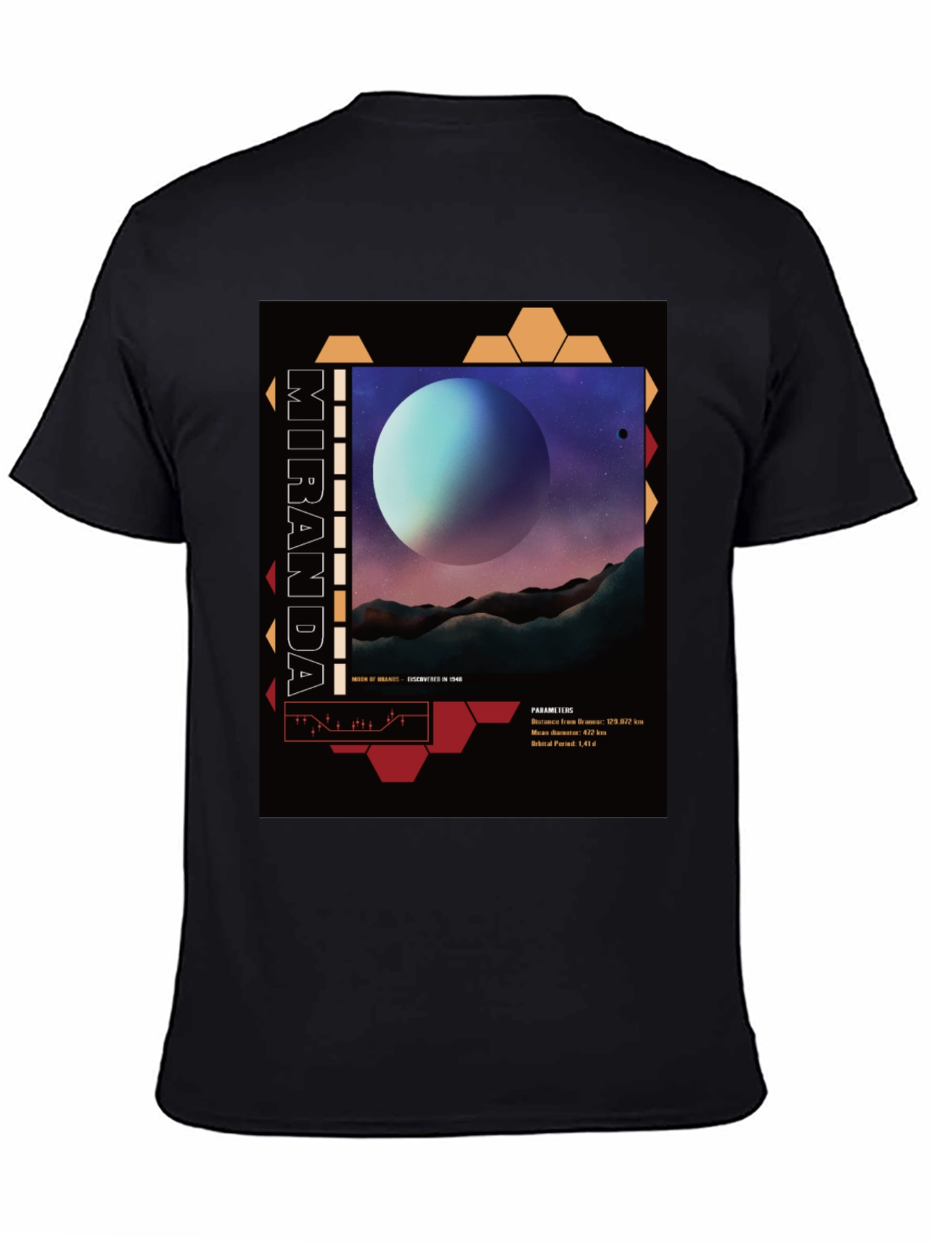 Miranda Graphic T-Shirt - Sci-Fi Inspired Design