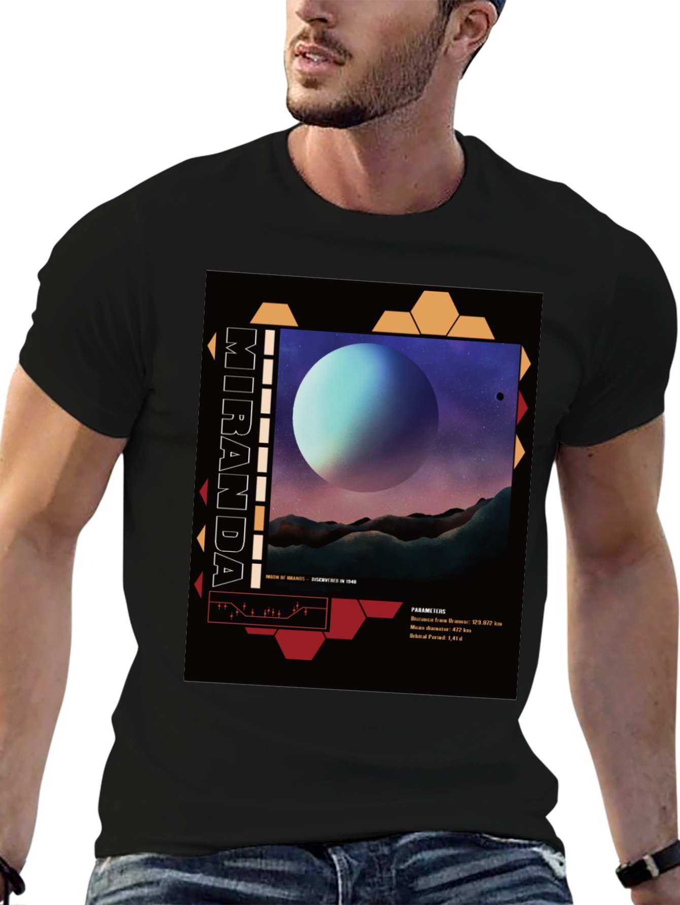 Miranda Graphic T-Shirt - Sci-Fi Inspired Design