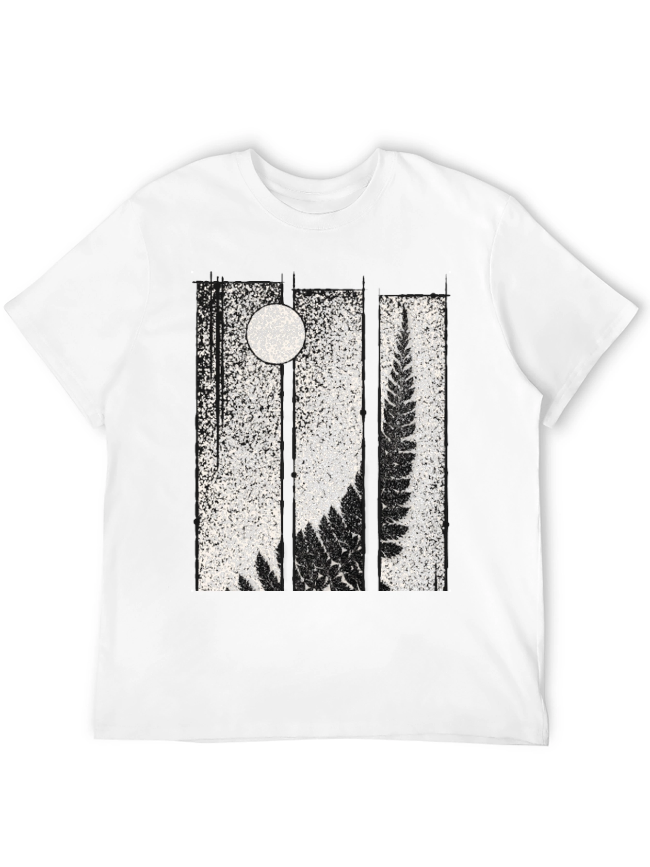 Fern & Moon Graphic Tee - Black