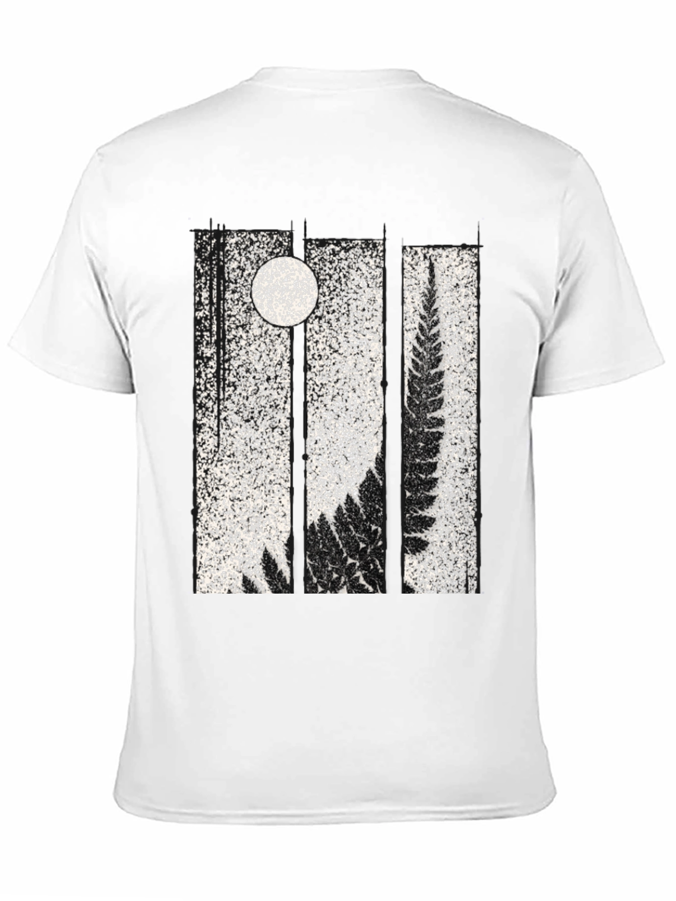 Fern & Moon Graphic Tee - Black
