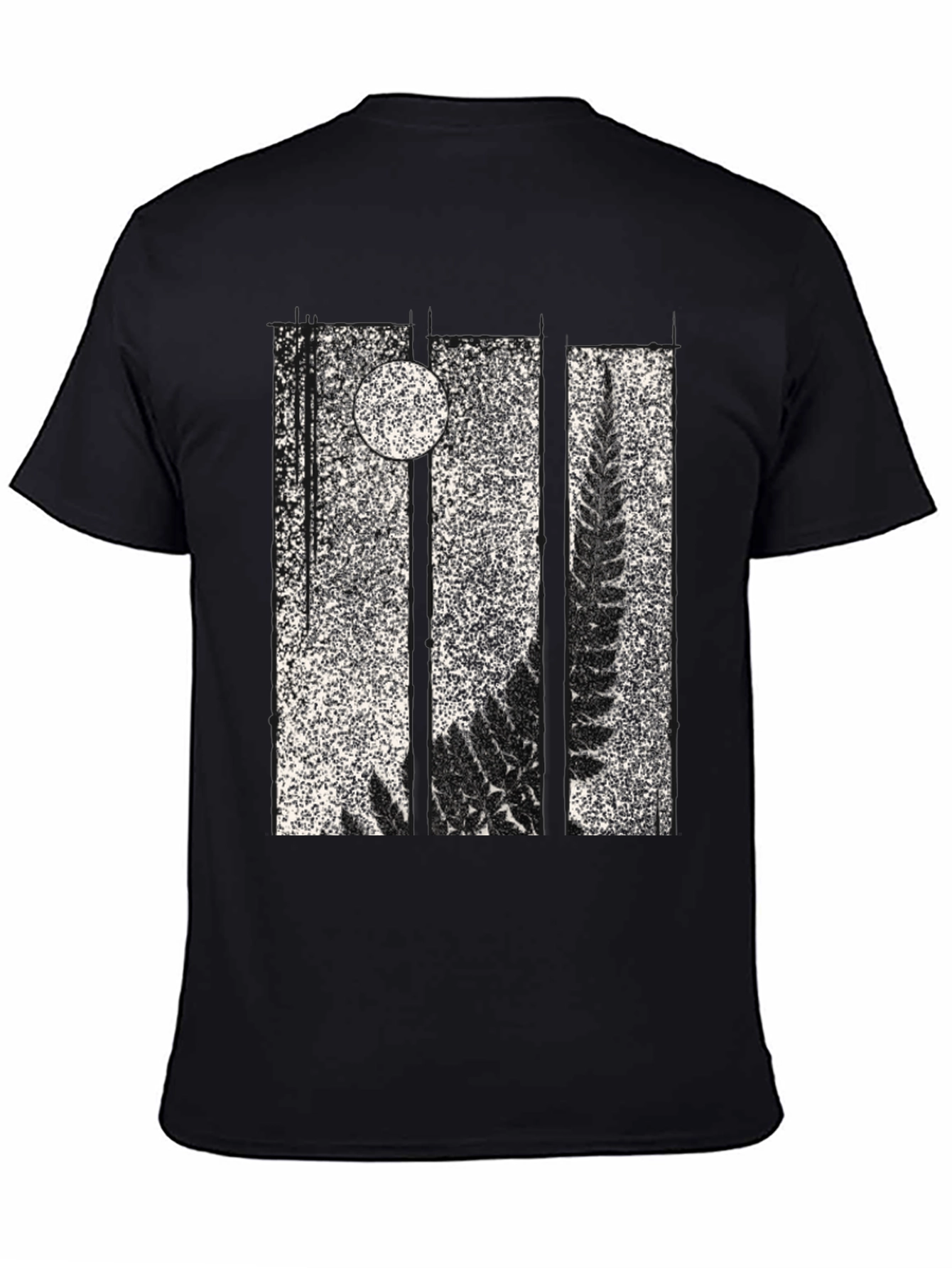 Fern & Moon Graphic Tee - Black