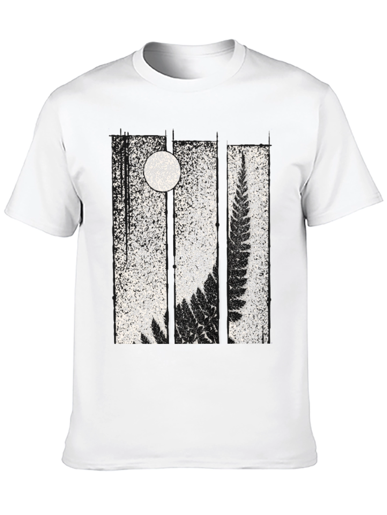 Fern & Moon Graphic Tee - Black