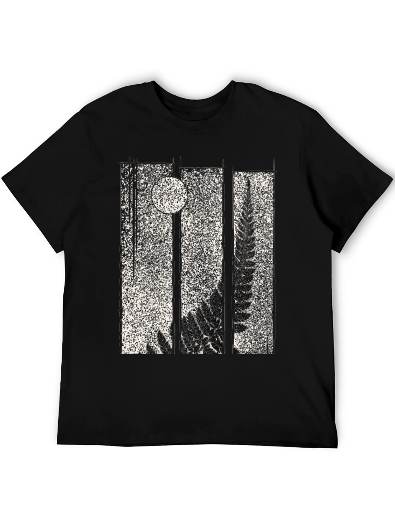 Fern & Moon Graphic Tee - Black