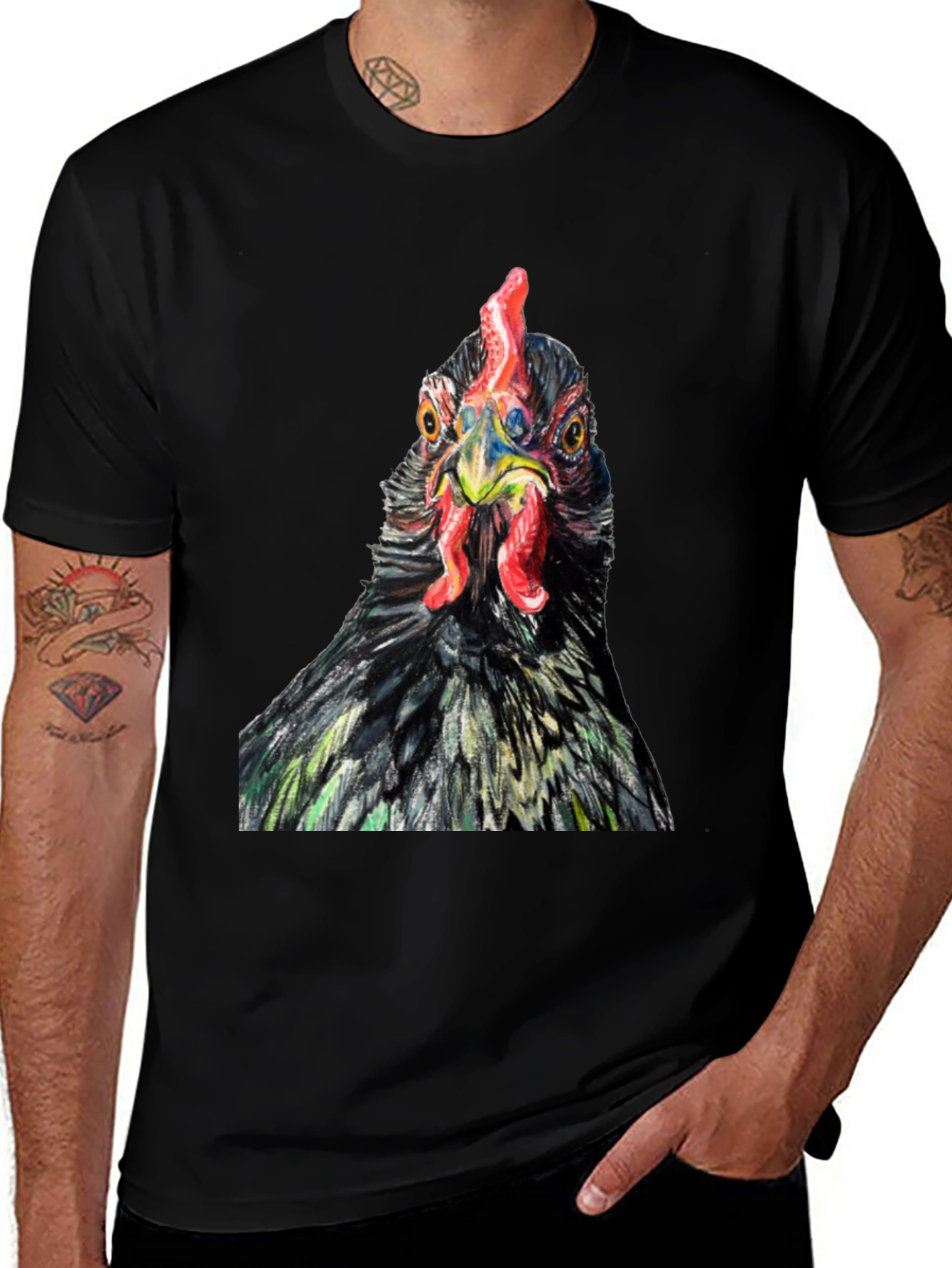 Chicken T-Shirt - Quirky Farm Animal Tee