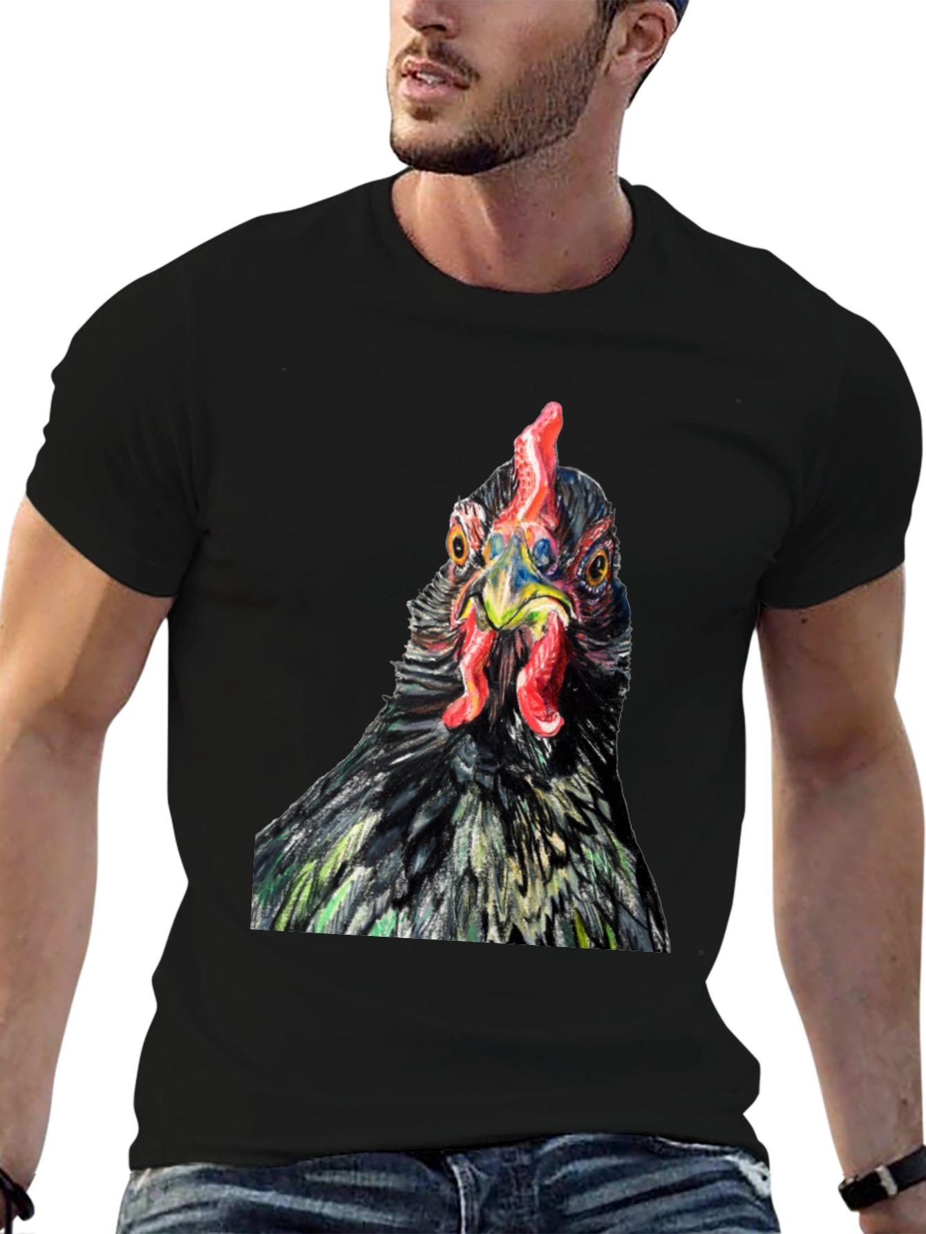 Chicken T-Shirt - Quirky Farm Animal Tee