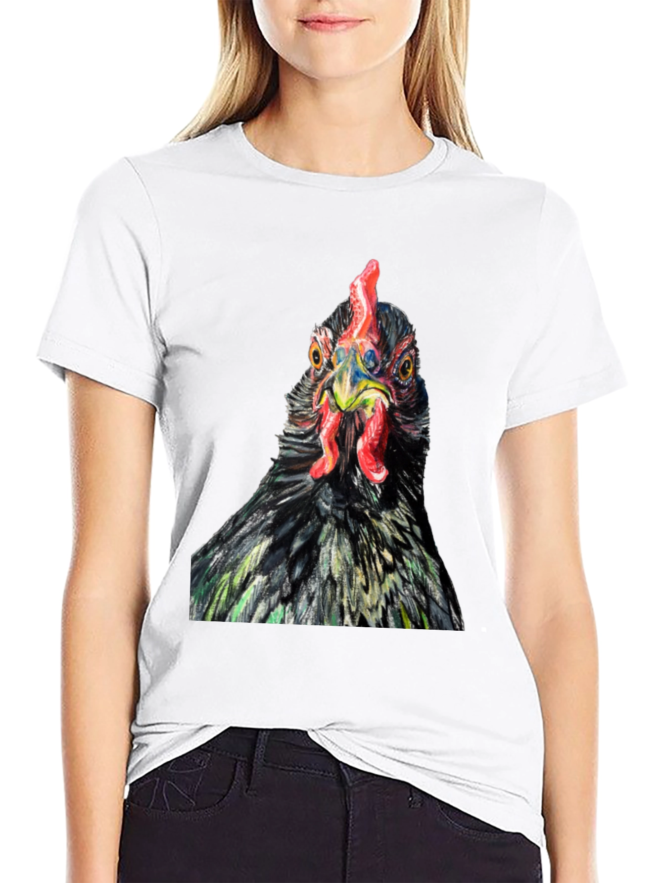 Chicken T-Shirt - Quirky Farm Animal Tee