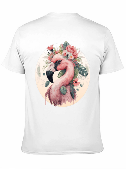 Floral Flamingo Graphic Tee