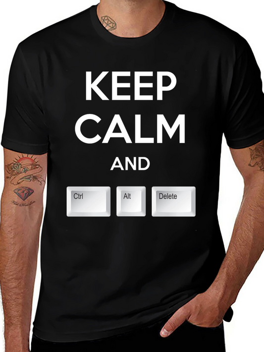 Keep Calm Ctrl Alt Delete T-Shirt