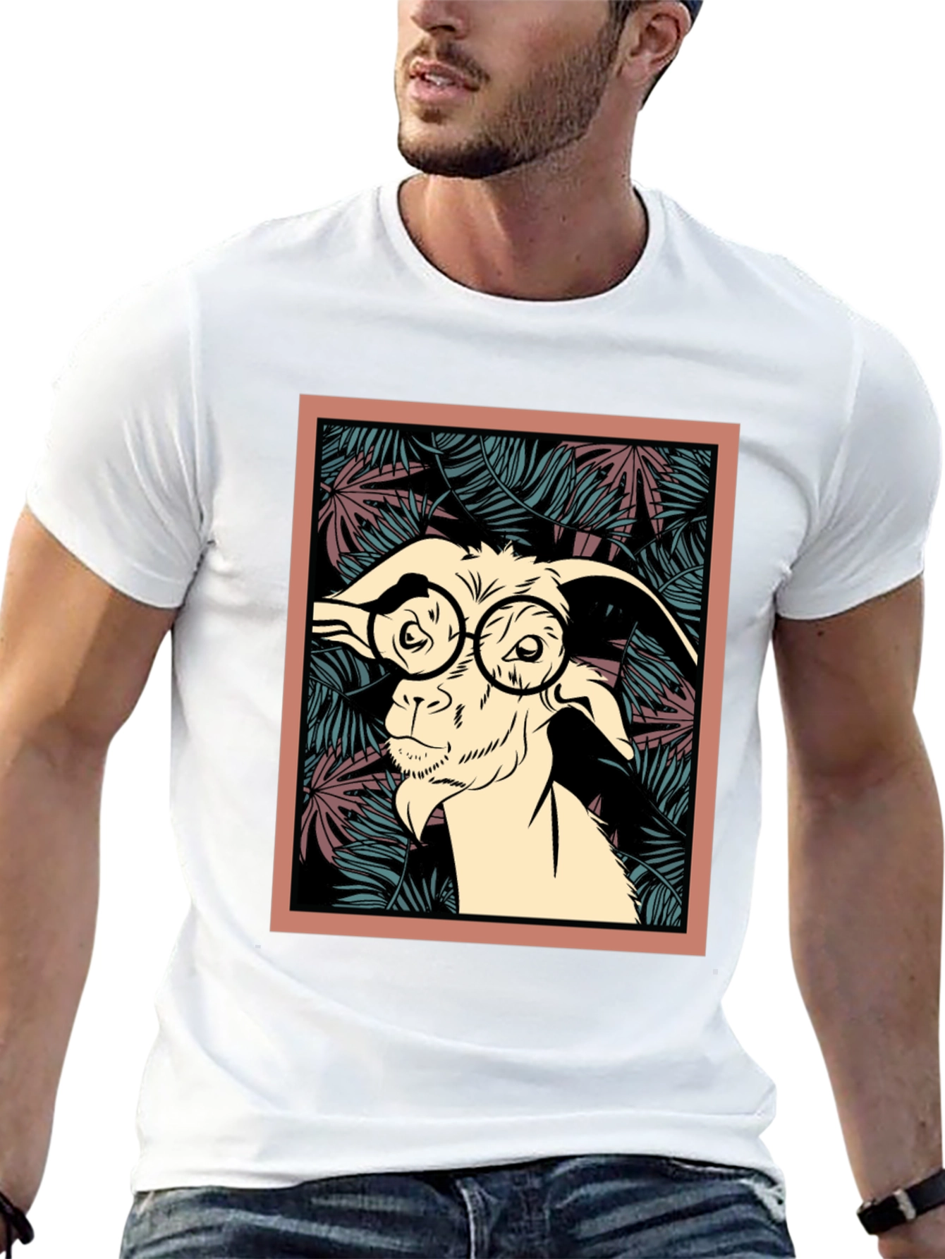Cool Llama Graphic T-Shirt - Quirky Animal Tee
