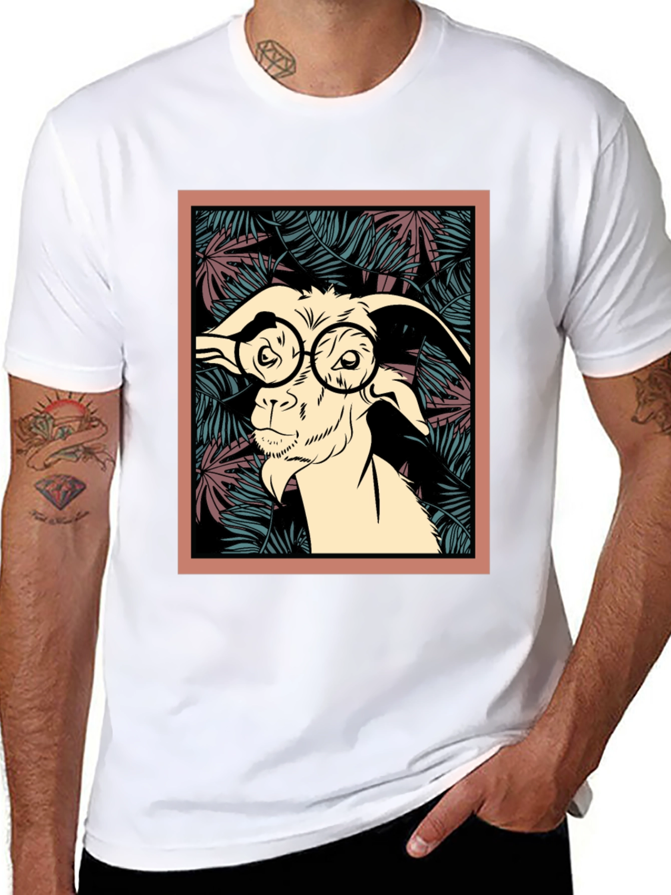 Cool Llama Graphic T-Shirt - Quirky Animal Tee