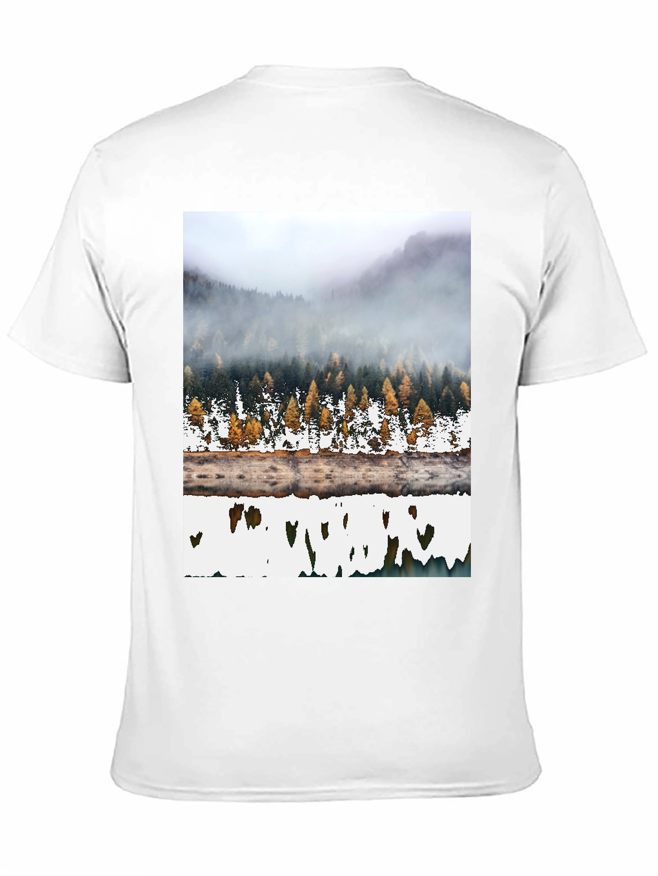 Mountain Forest Reflection Graphic Tee