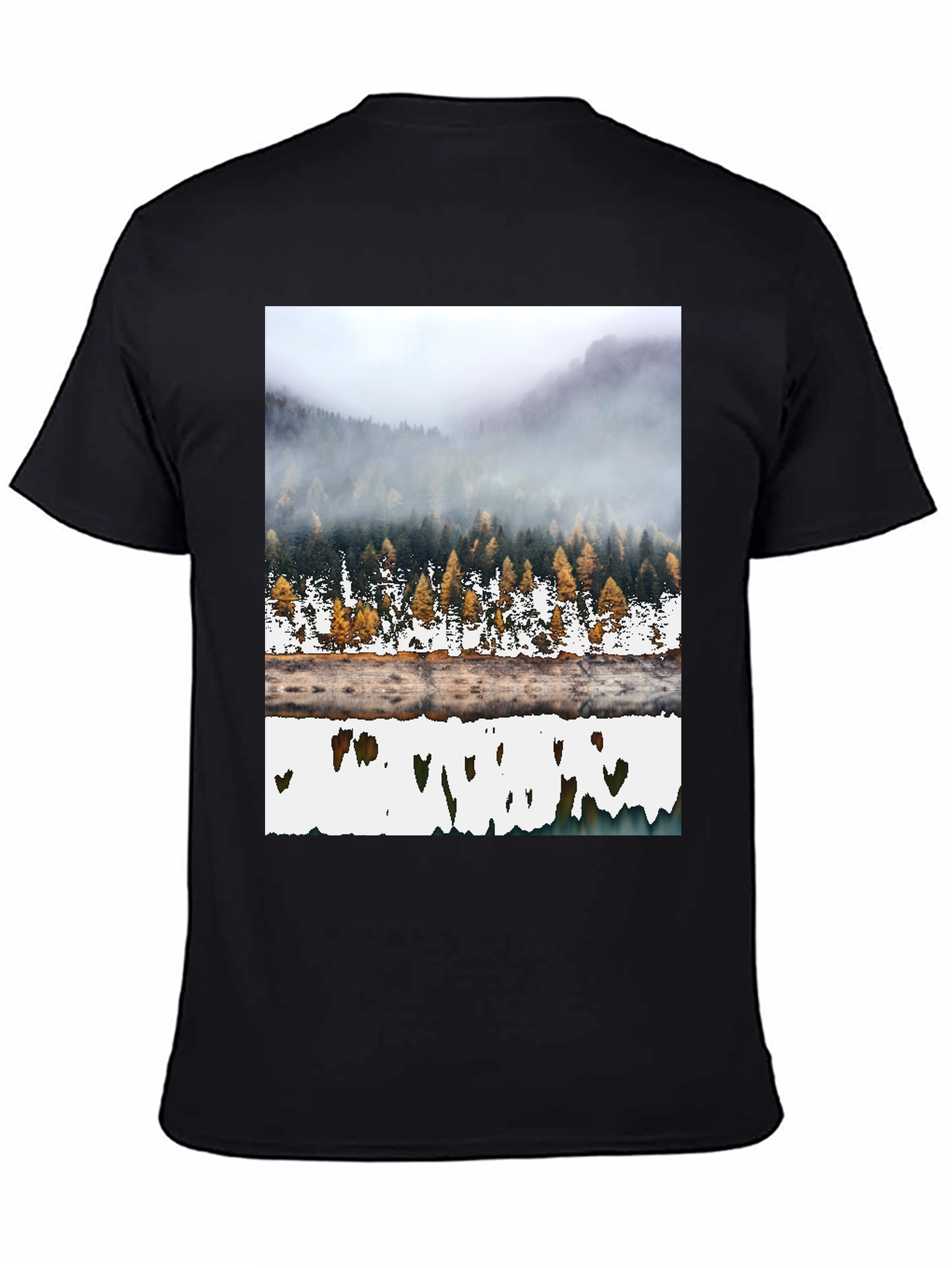 Mountain Forest Reflection Graphic Tee