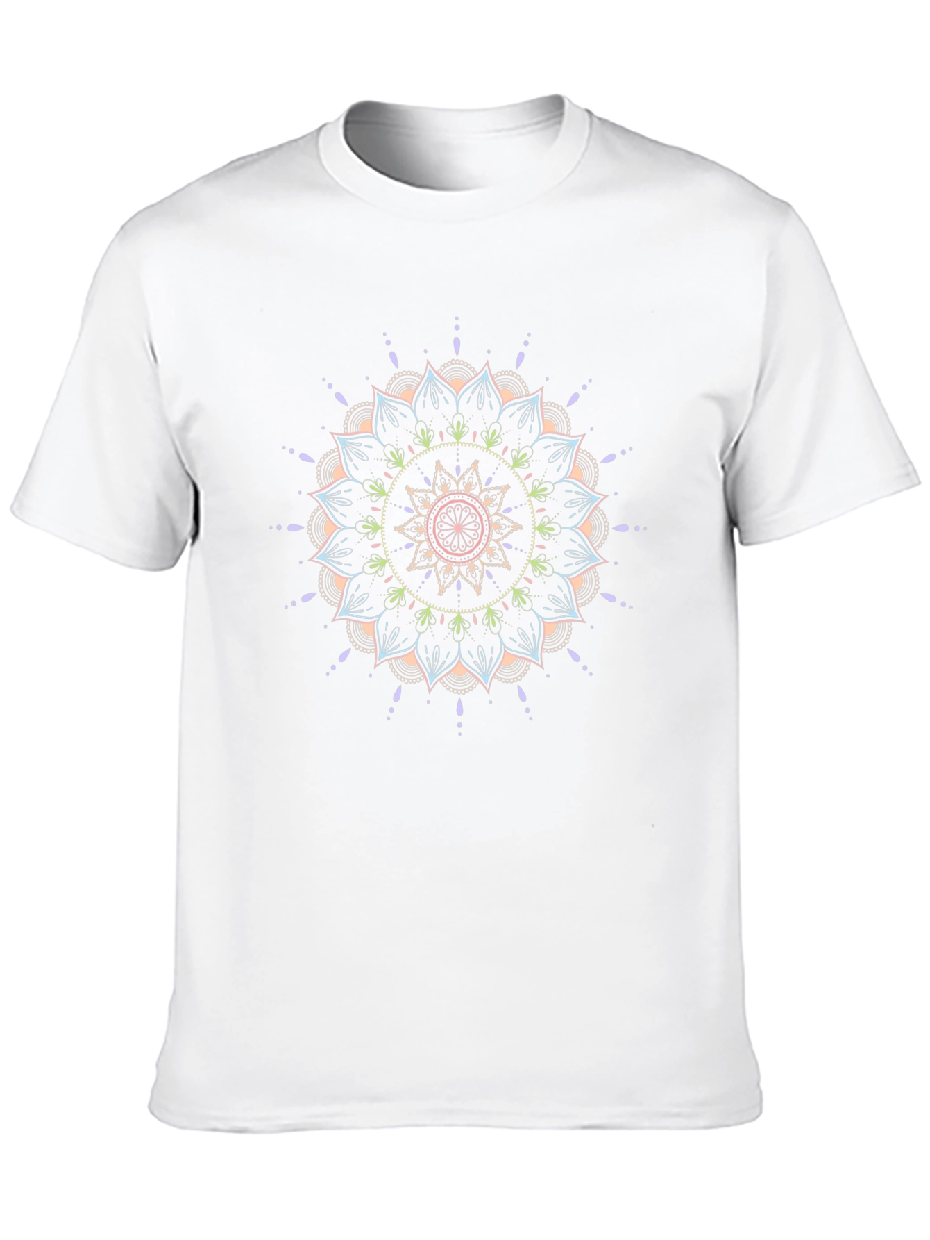 Mandala Graphic Black T-Shirt - Artistic Comfort
