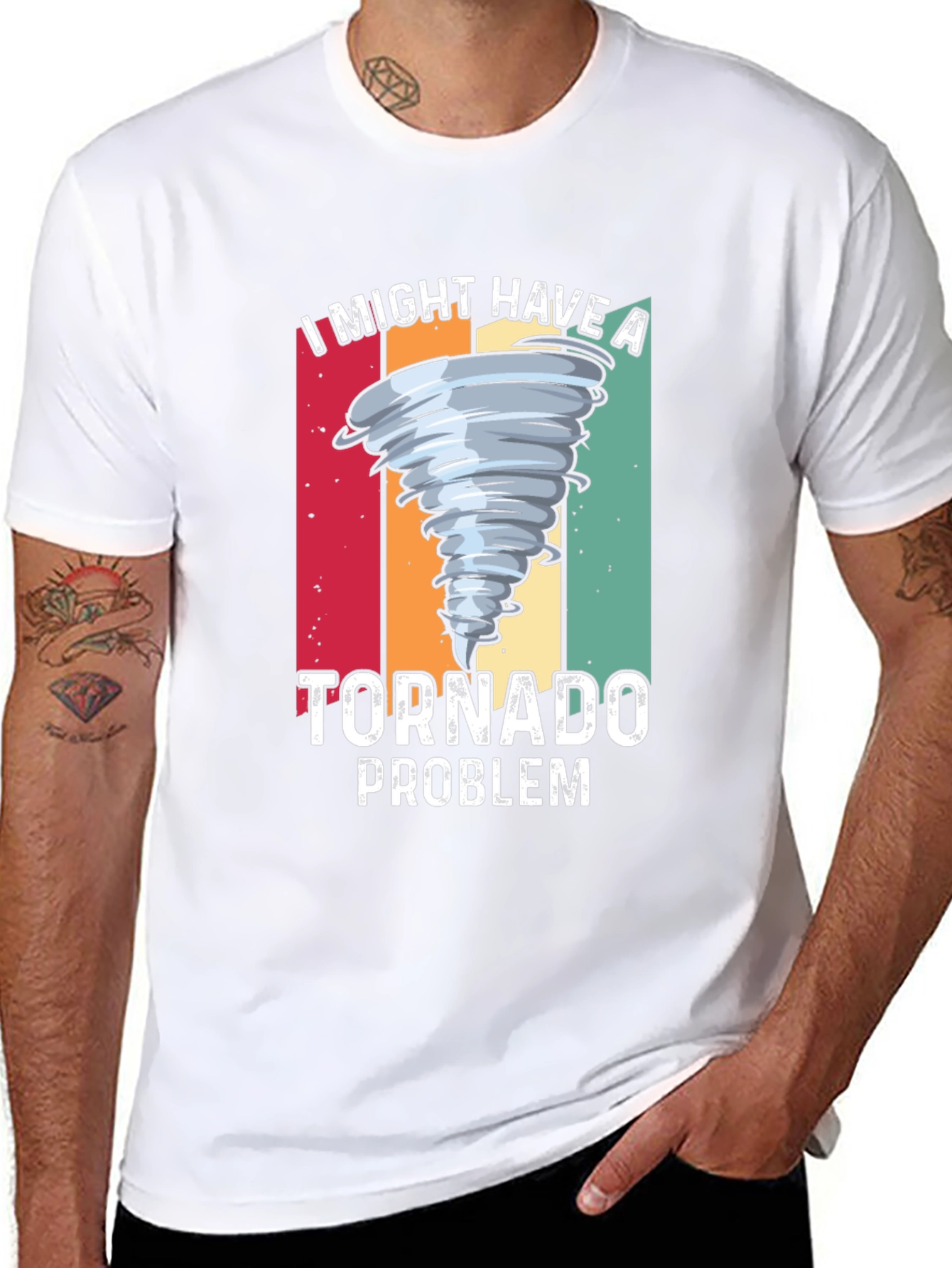 I Might Have a Tornado Problem Graphic T-Shirt