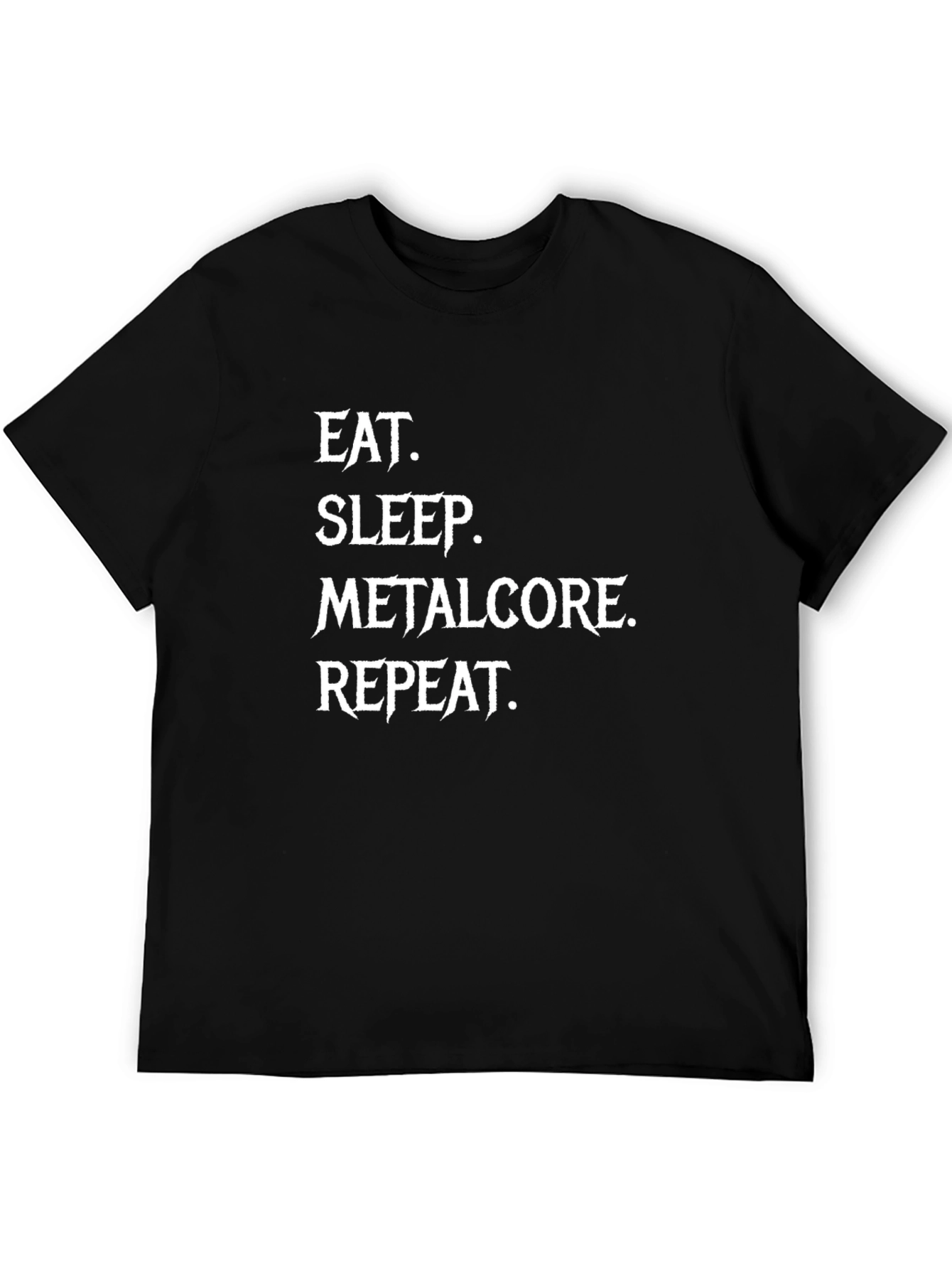 Eat Sleep Metalcore Repeat Graphic Tee