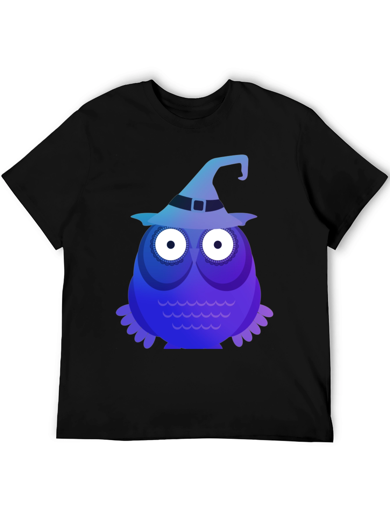 Witch Owl Graphic Tee - Spooky Cute Halloween T-Shirt
