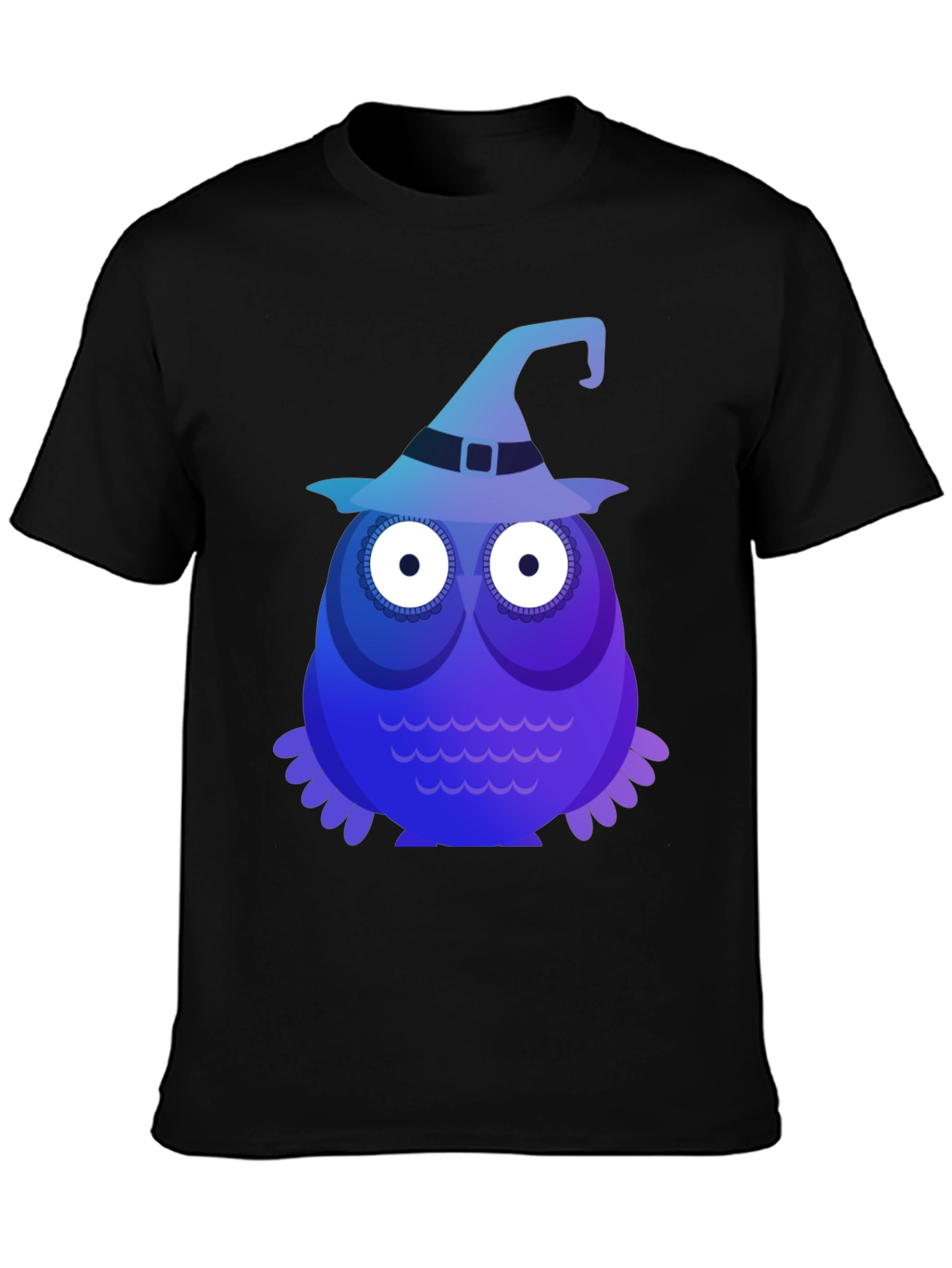 Witch Owl Graphic Tee - Spooky Cute Halloween T-Shirt