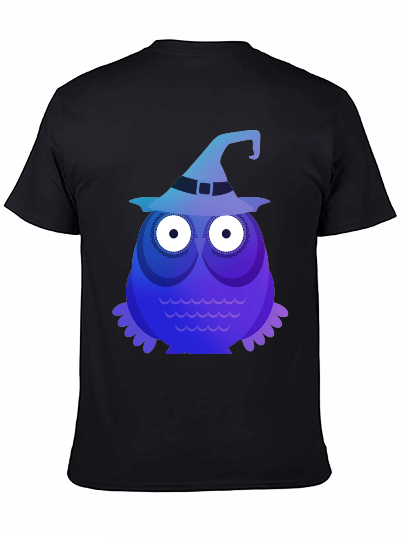 Witch Owl Graphic Tee - Spooky Cute Halloween T-Shirt