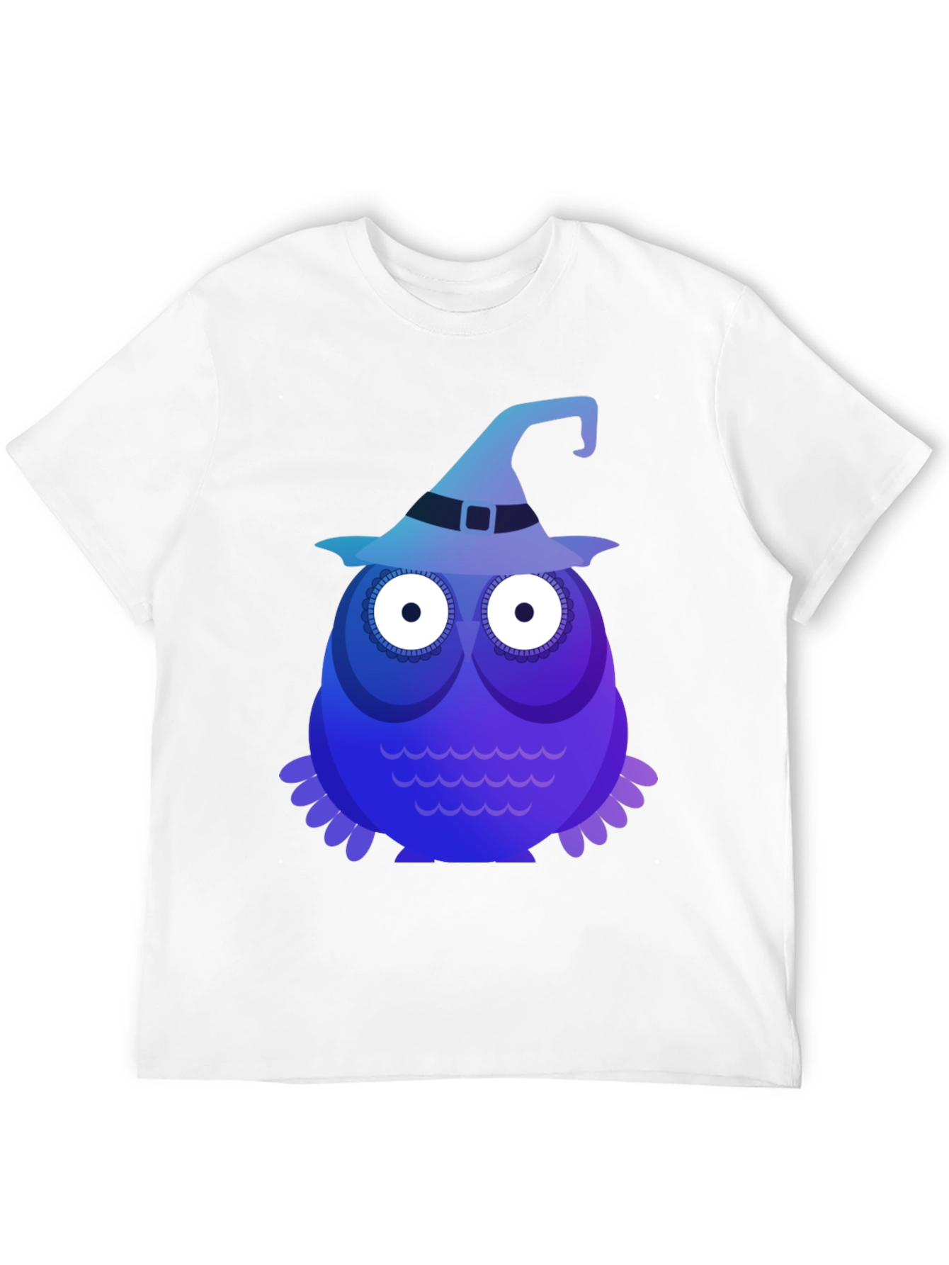 Witch Owl Graphic Tee - Spooky Cute Halloween T-Shirt