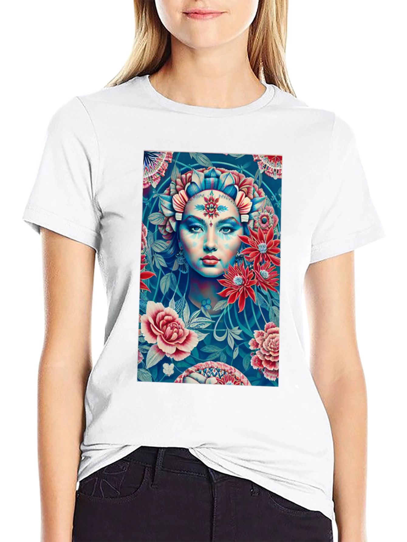 Floral Goddess Graphic Tee