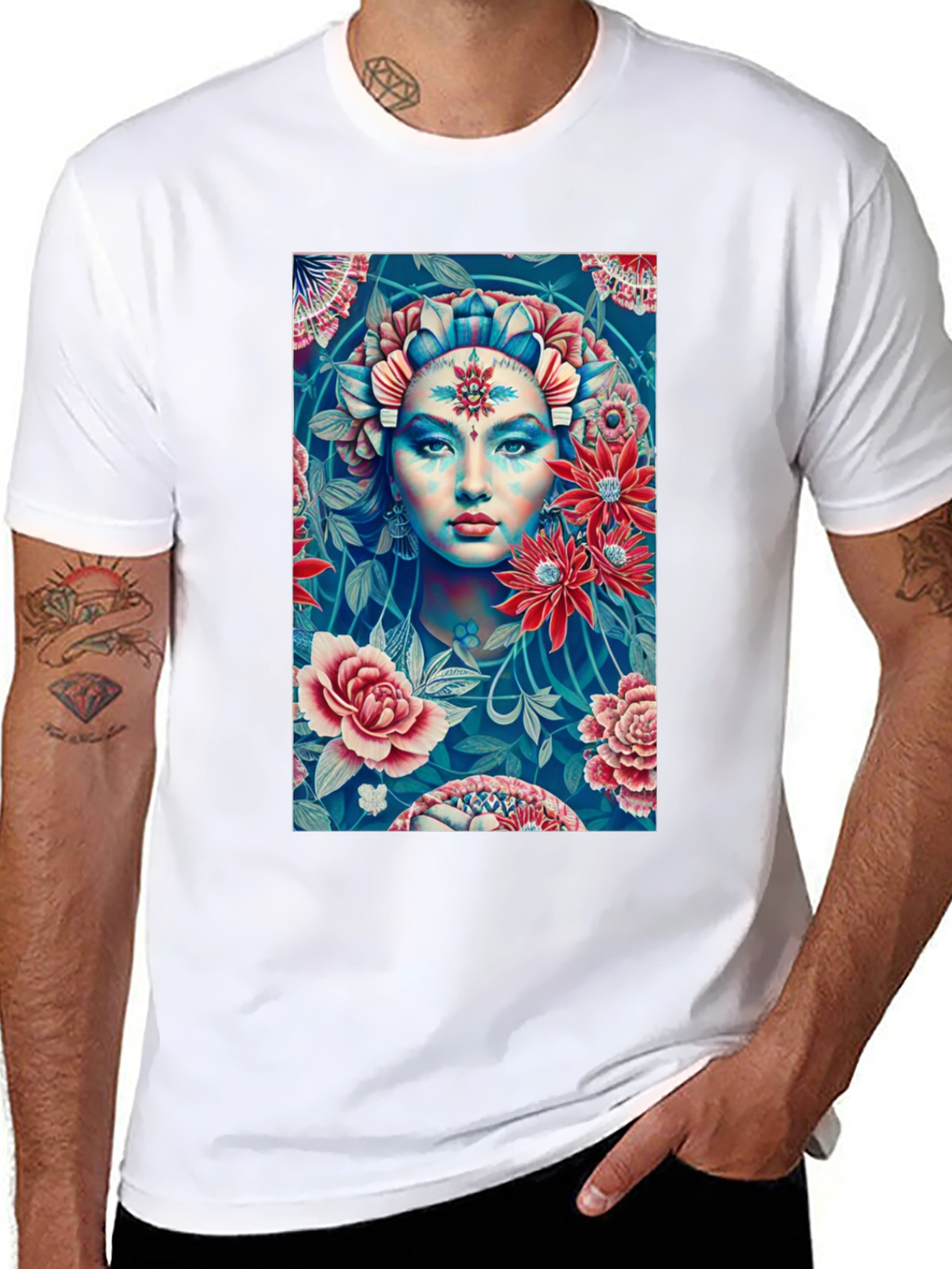 Floral Goddess Graphic Tee
