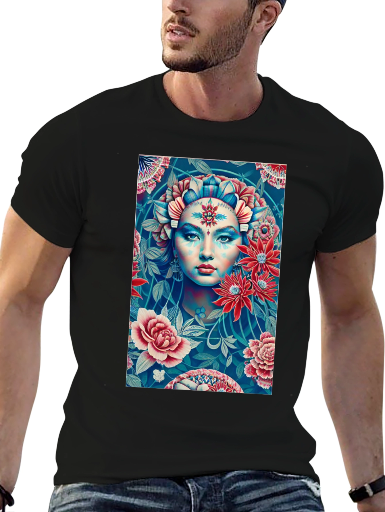 Floral Goddess Graphic Tee