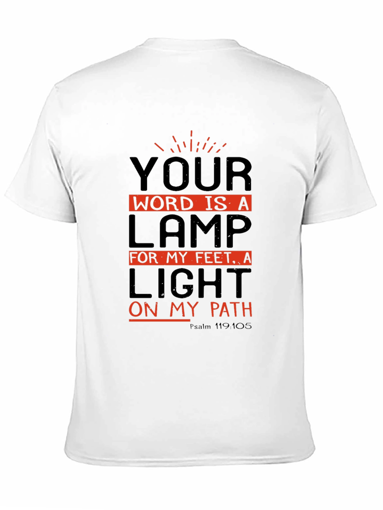 Faith-Inspired T-Shirt: Your Word is a Lamp