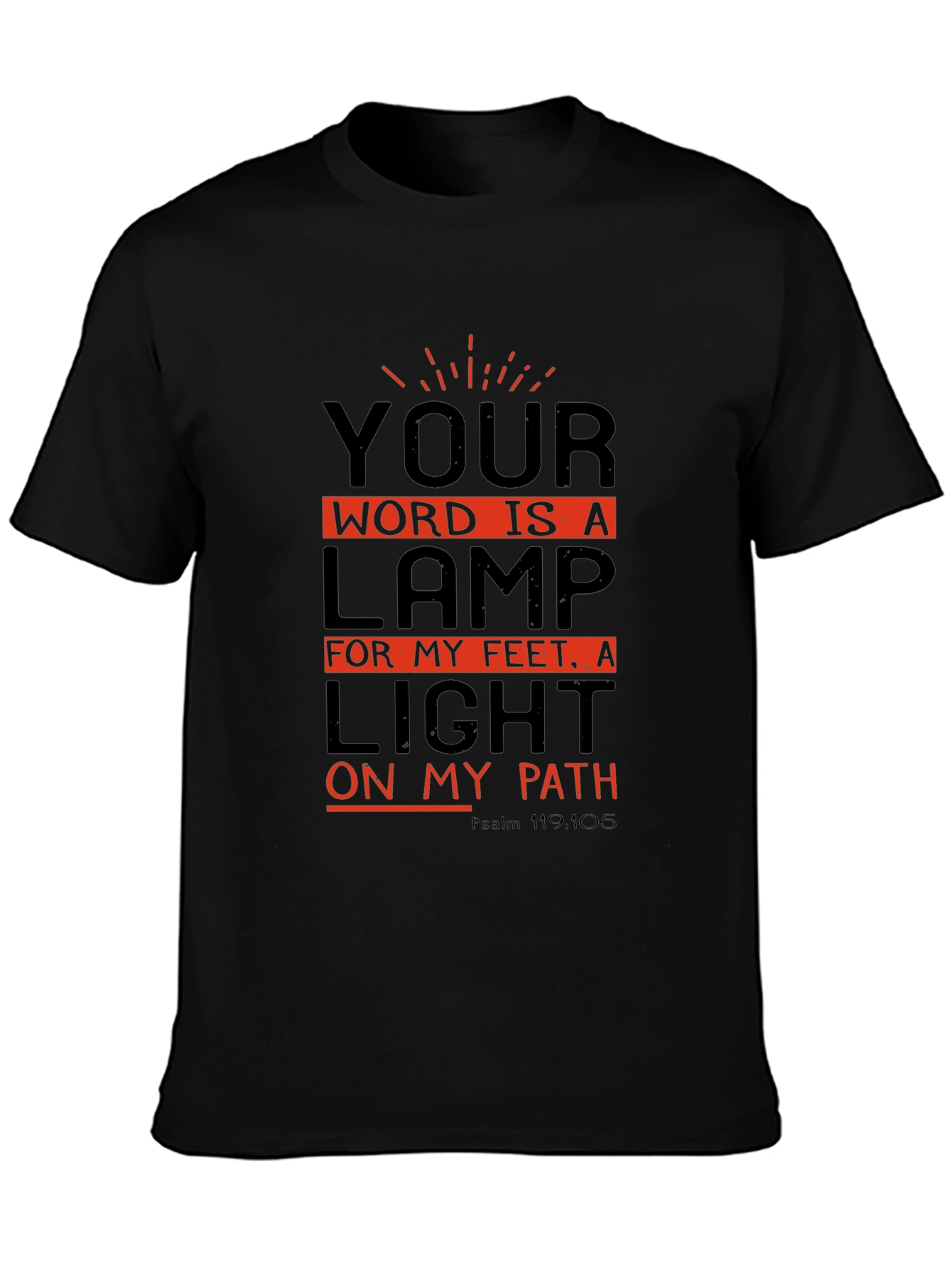 Faith-Inspired T-Shirt: Your Word is a Lamp