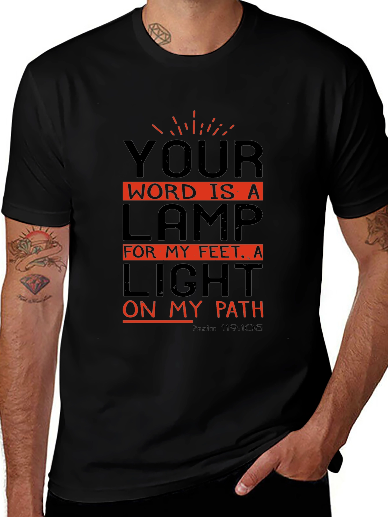 Faith-Inspired T-Shirt: Your Word is a Lamp